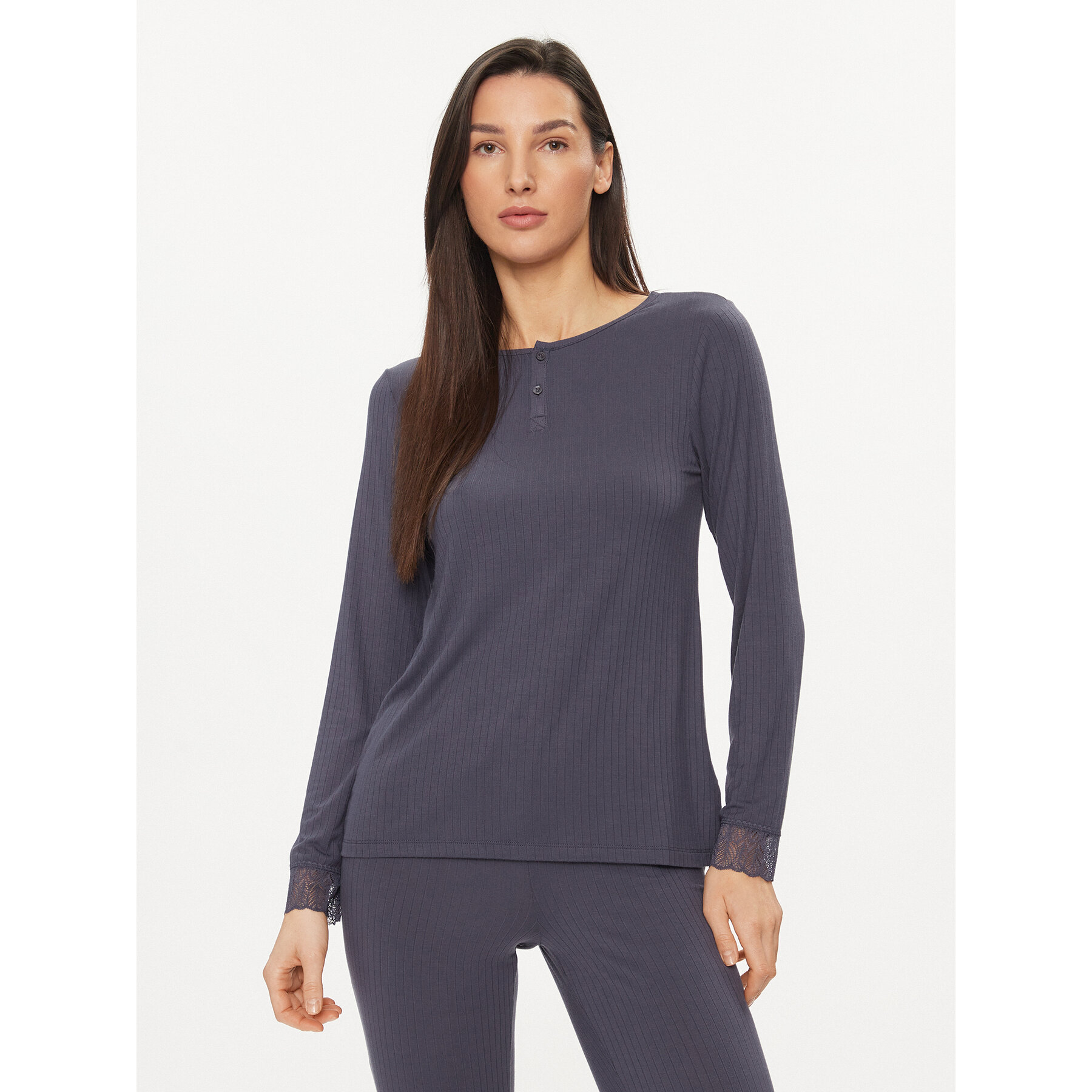Femilet by Chantelle Maglietta del pigiama Laurel FNAEJ0 Blu scuro Regular Fit