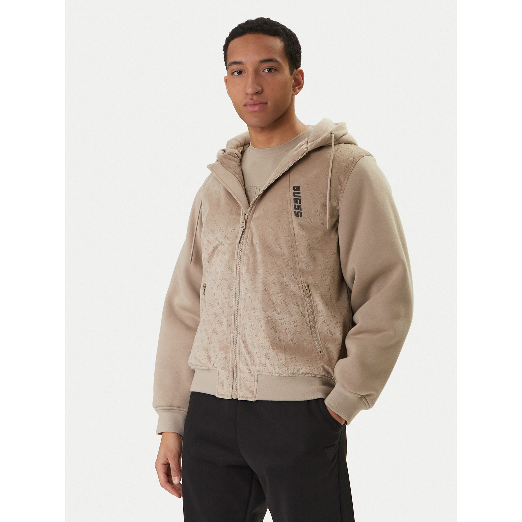 Guess Übergangsjacke Z6RL00 KD622 Beige Regular Fit