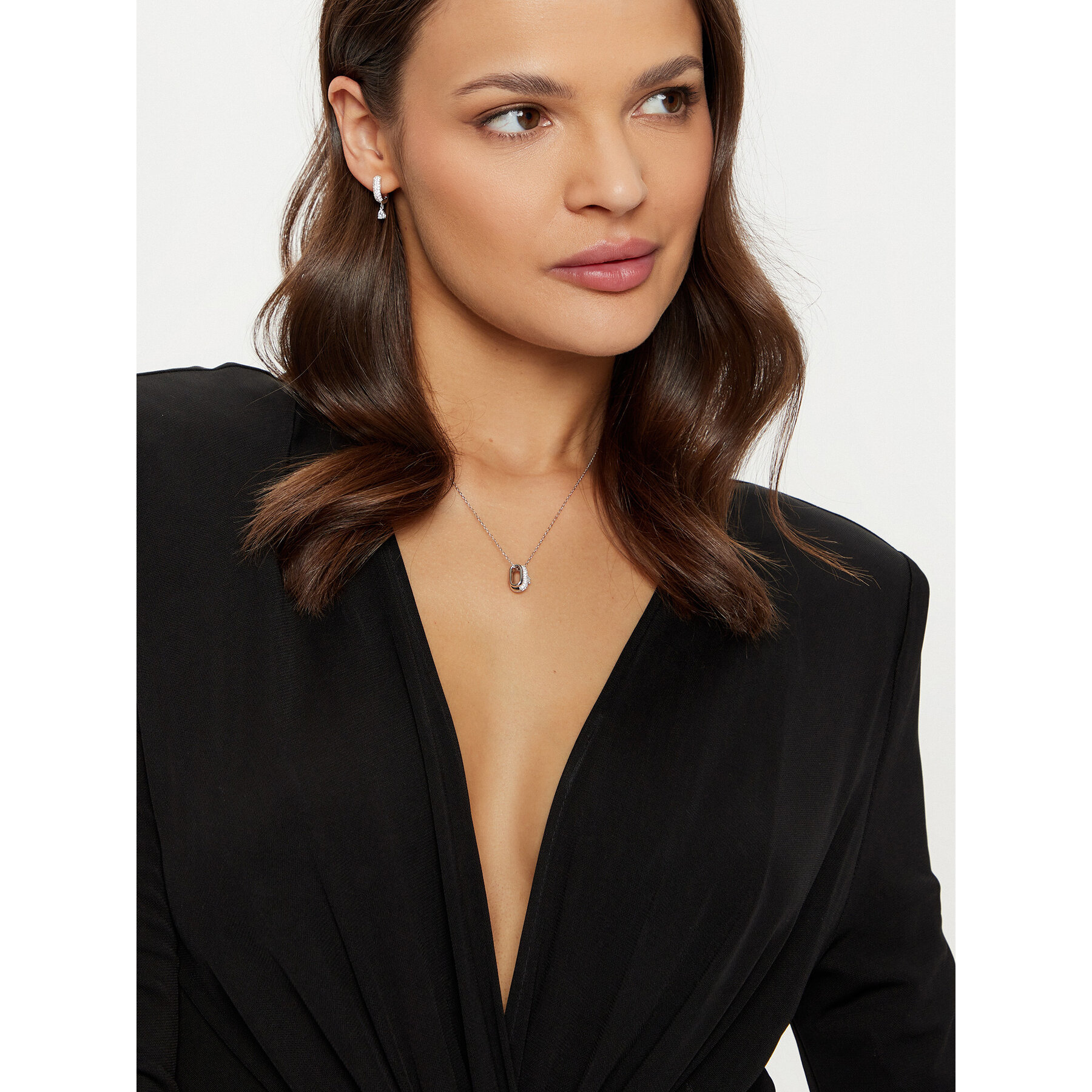Halsband Guess JSBN04 508JW Silver
