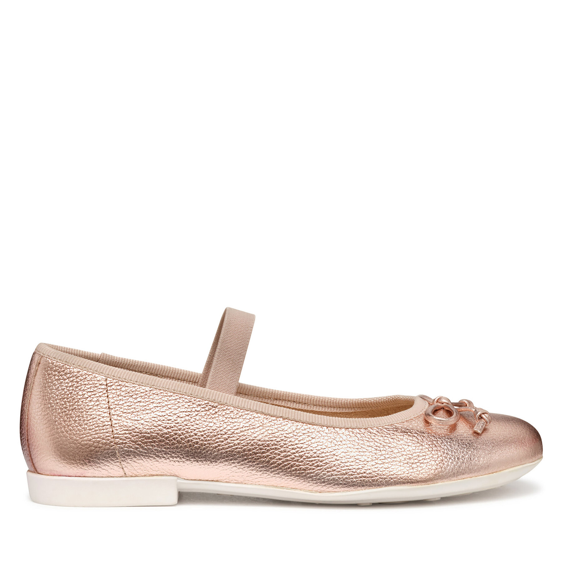 Dziecięce Geox Baleriny, Rozmiar 24 Różowe złoto Jr Plie' J4555D 44 C8014 M