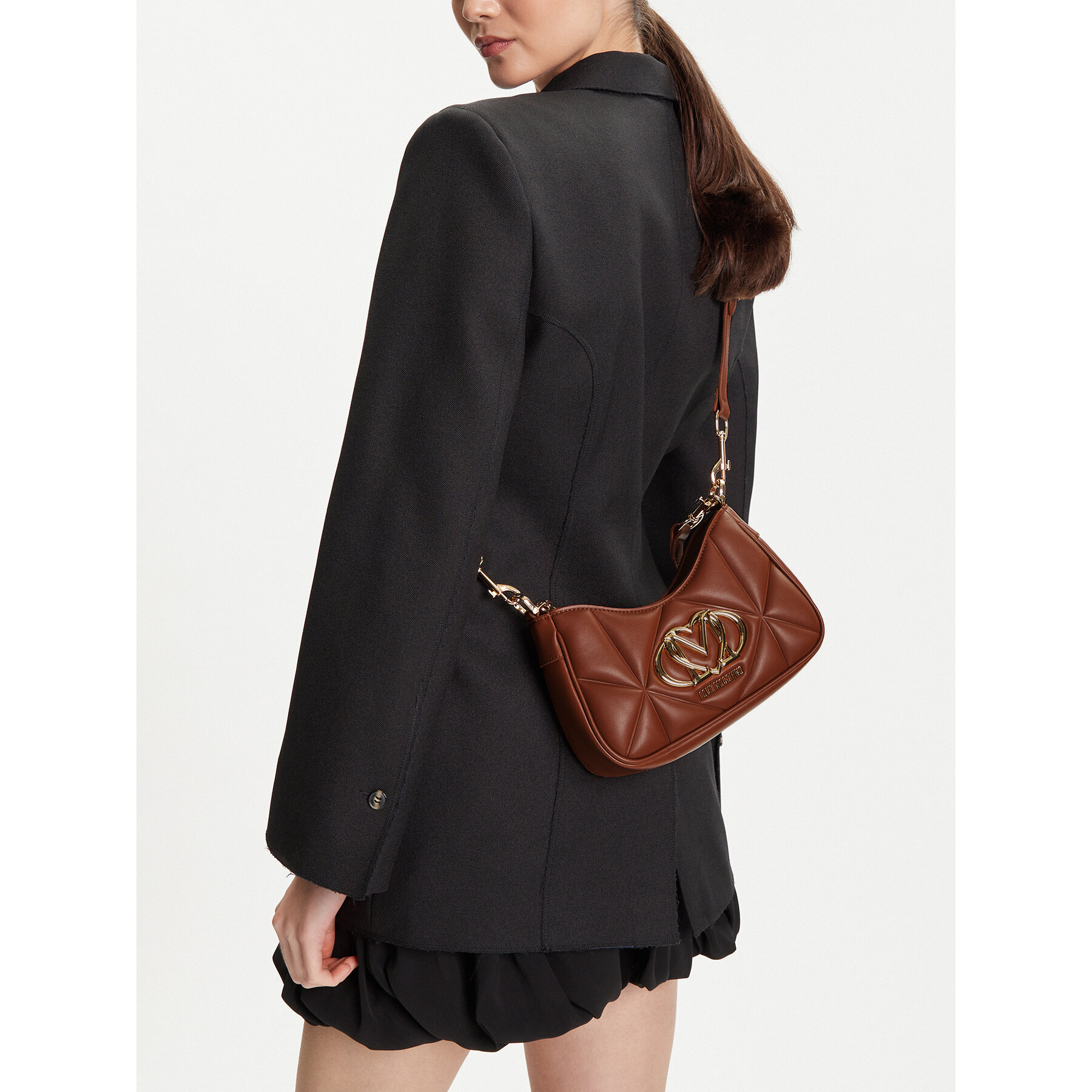 Geantă LOVE MOSCHINO JC4080PP1NLC0312 Maro