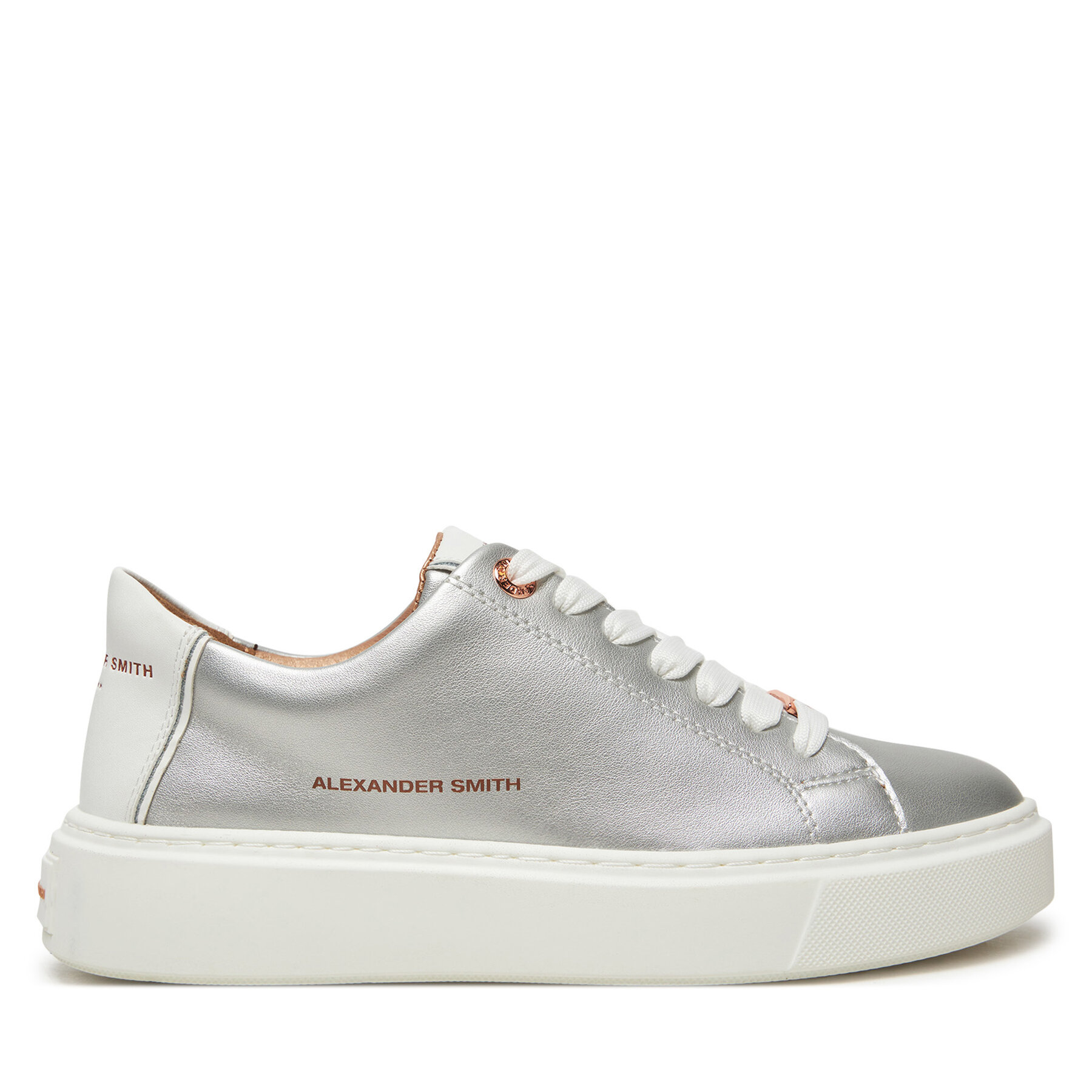 Sneakersy Alexander Smith London ALBBLDW Strieborná
