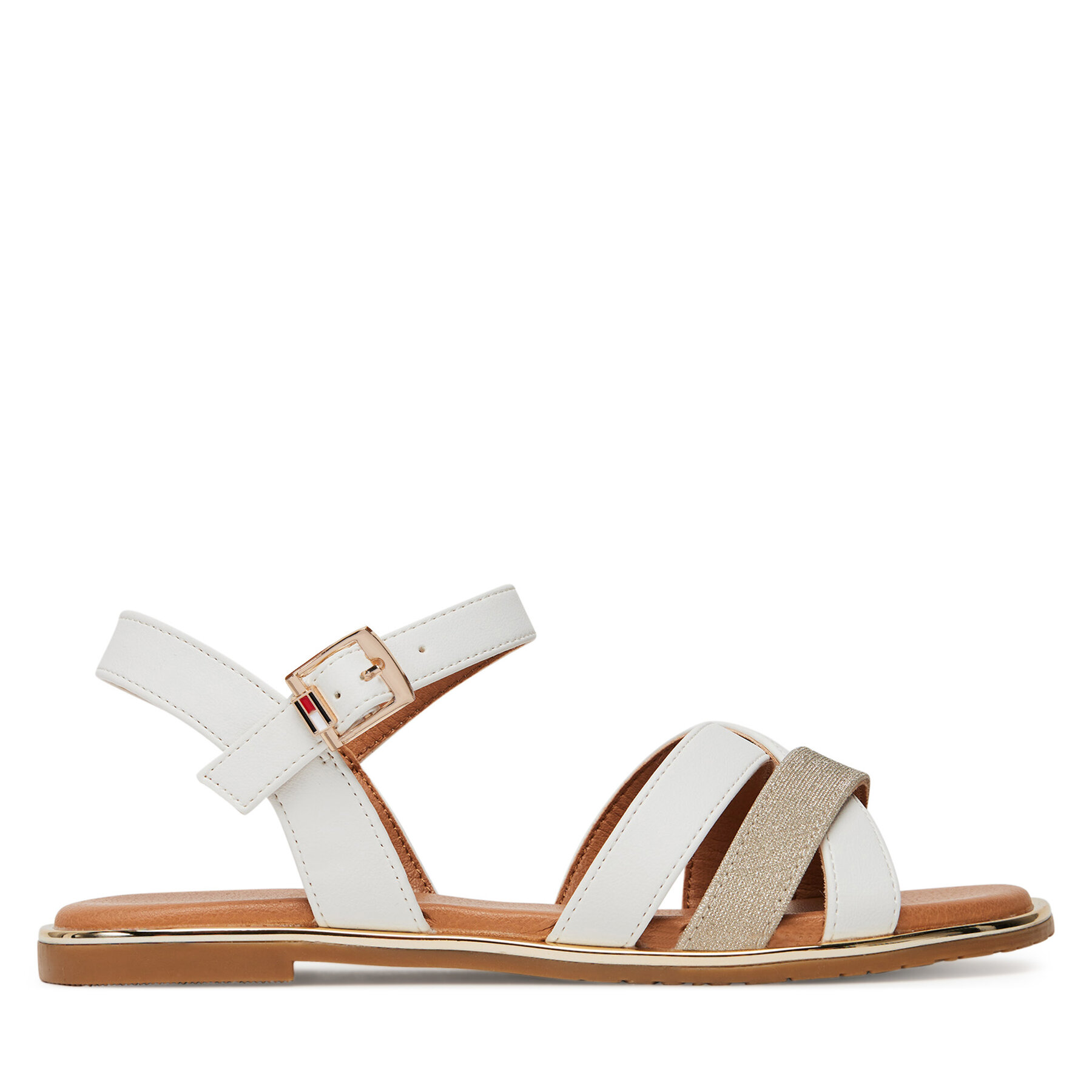Sandale Tommy Hilfiger T3A2-33779-0273X S Alb