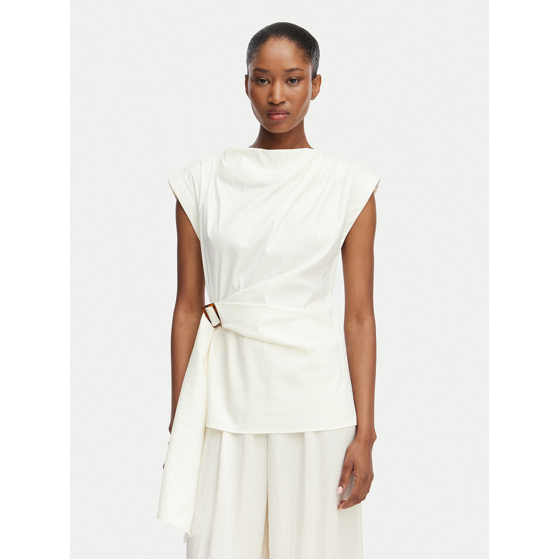 Marella Bluse Supremo 2613161072 Weiß Regular Fit