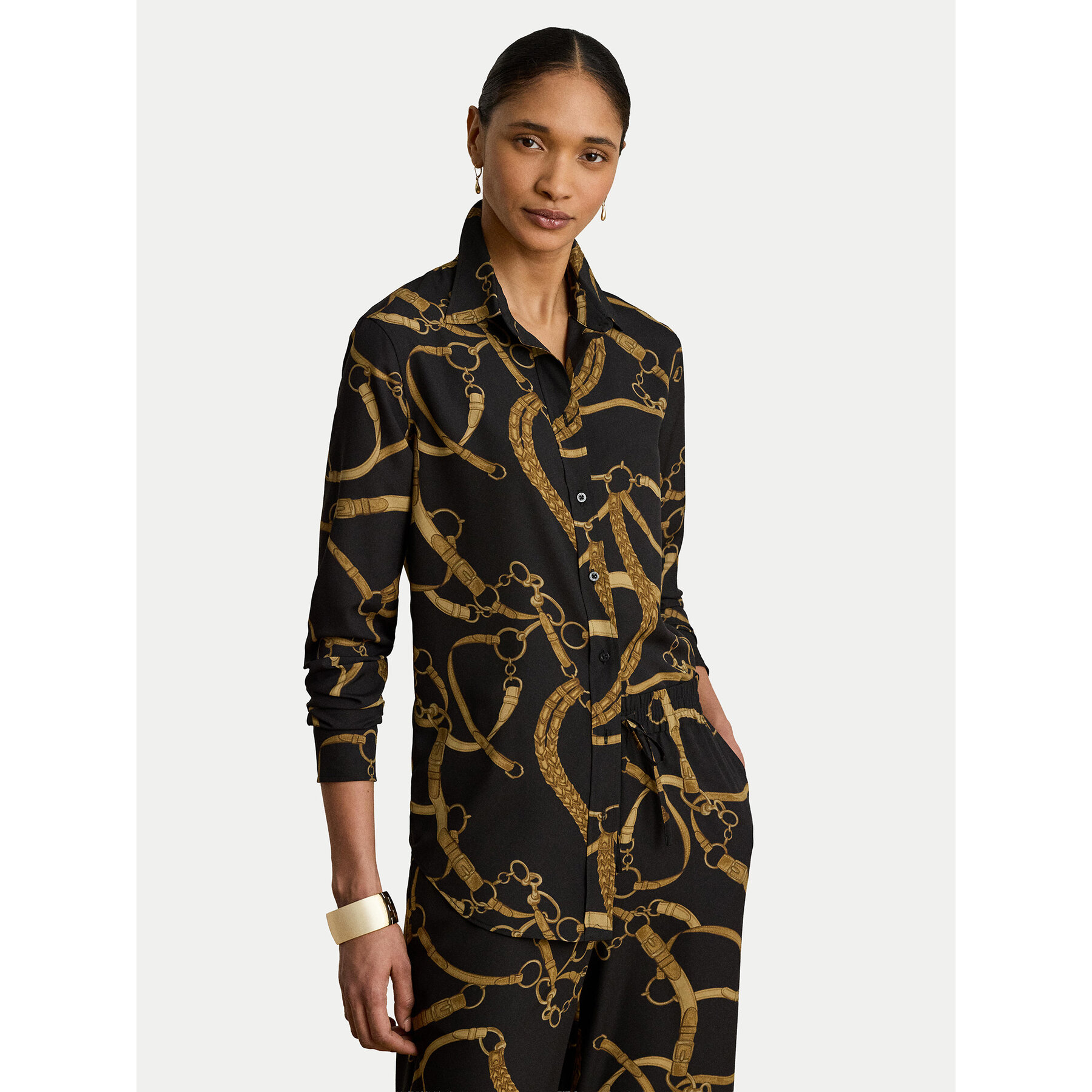 LAUREN RALPH LAUREN Hemd 200P14013001 Schwarz Regular Fit