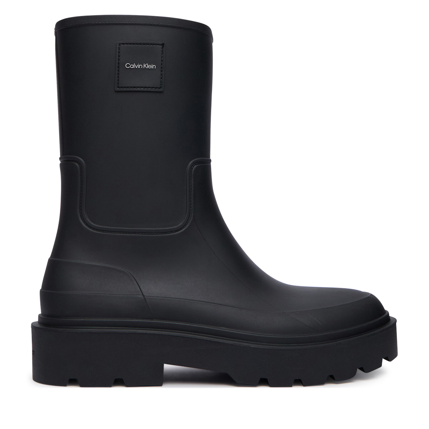 Cizme de cauciuc Calvin Klein Combat Rain Boot HM0HM02243 Negru