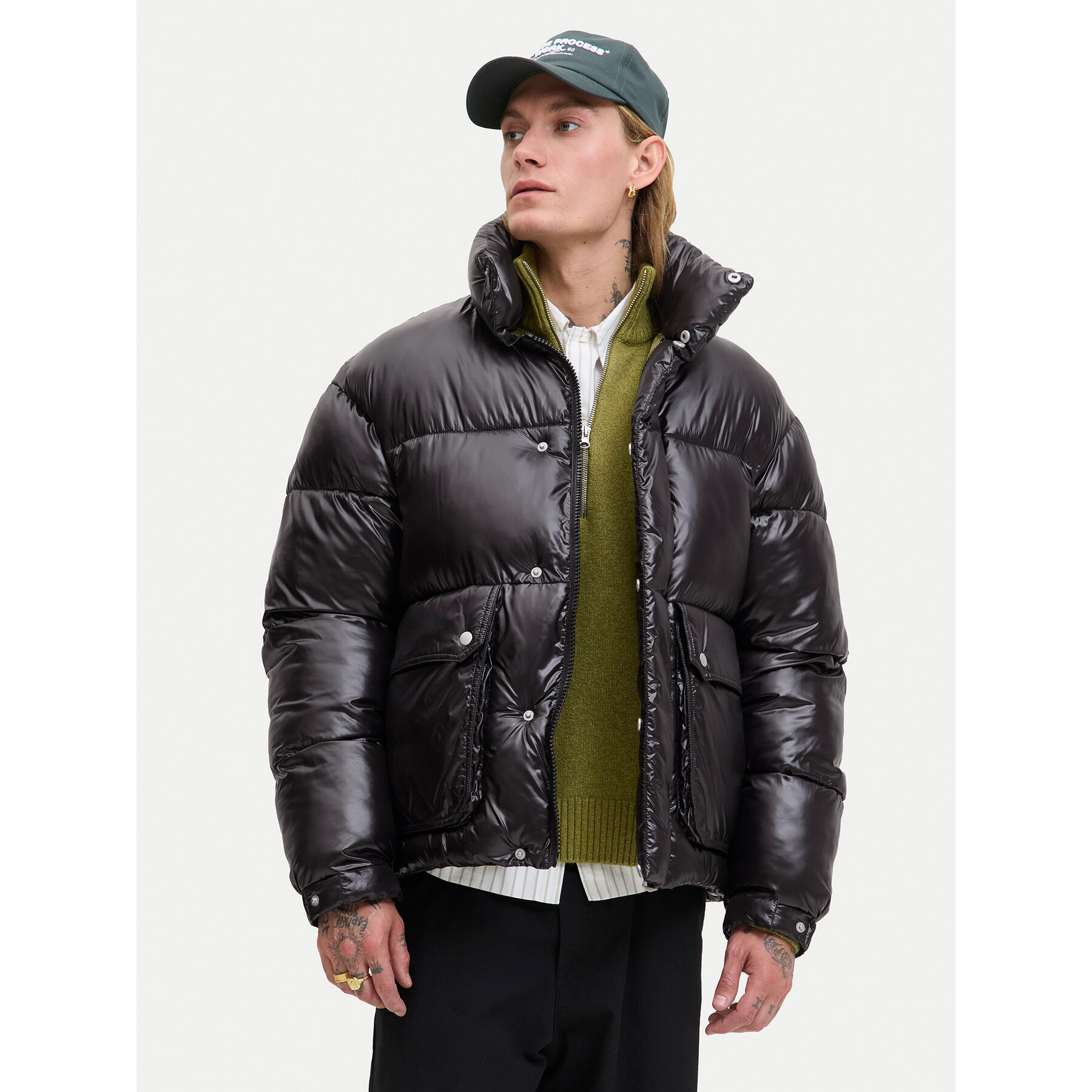 Jack & Jones Winterjacke York 12282936 Schwarz Regular Fit
