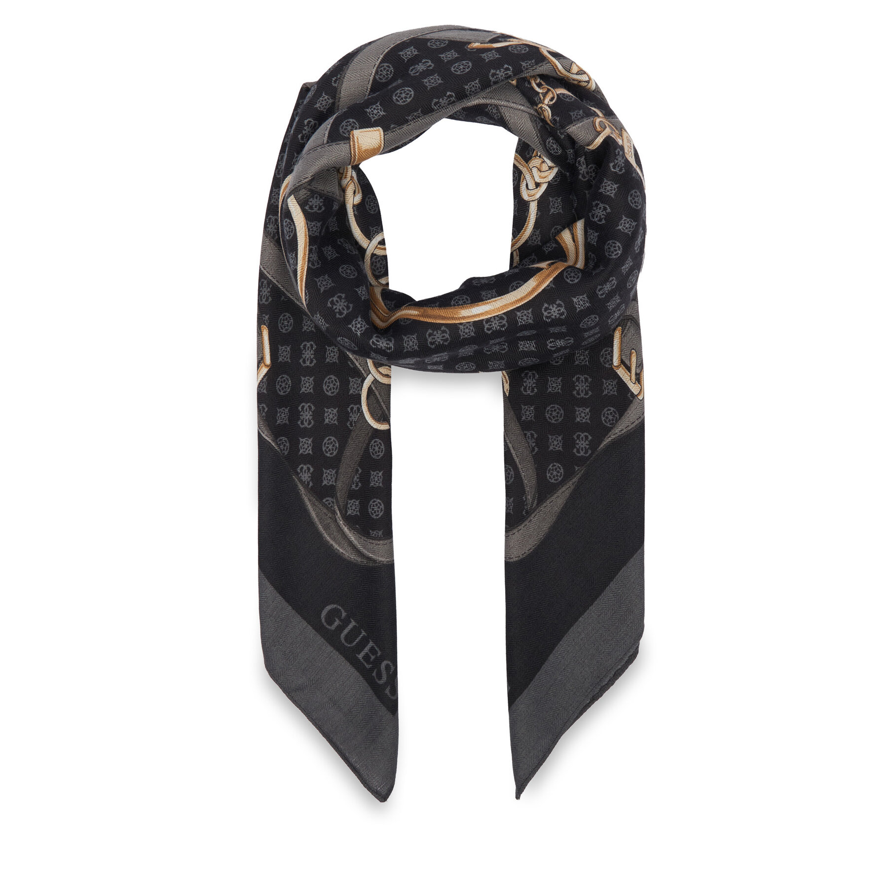 Eșarfă Guess AW5679 POL03 Negru