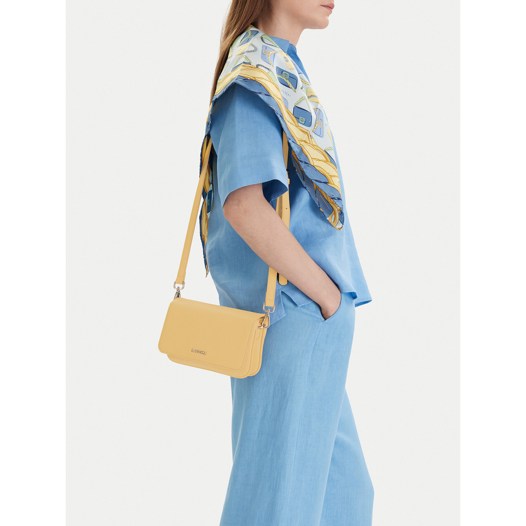 Τσάντα Lasocki CEO-LSK-L-006-09 Κίτρινο