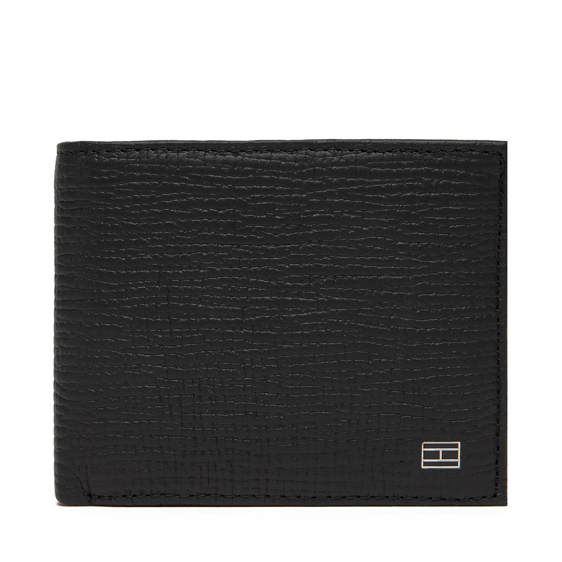 Portofel Mare pentru Bărbați Tommy Hilfiger Th Flag Mini Cc Wallet AM0AM13708 Negru