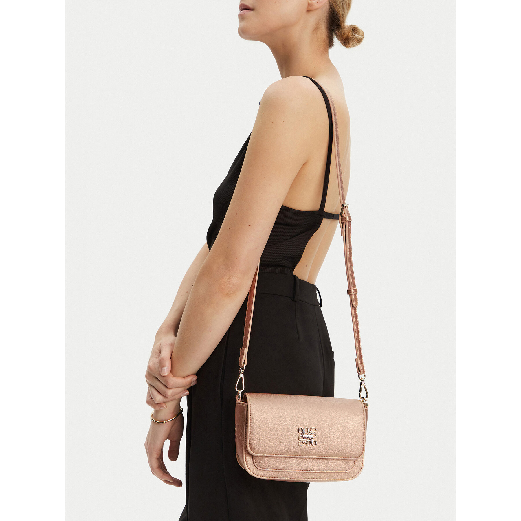 Kabelka Nine West CEO-LAYLA-S241045 Zlatá