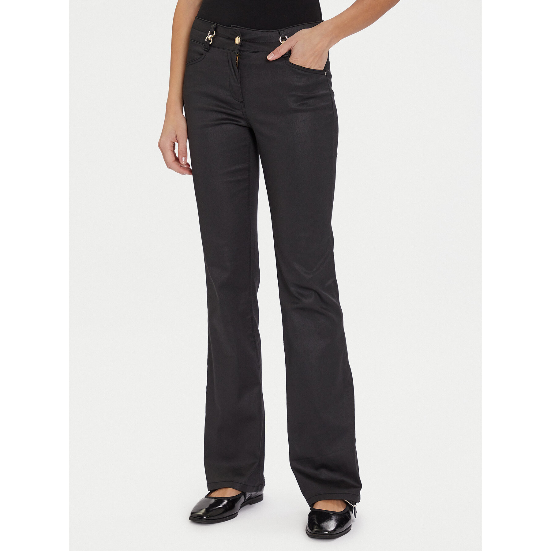 Morgan Jeans 252-PCURE Schwarz Bootcut Fit