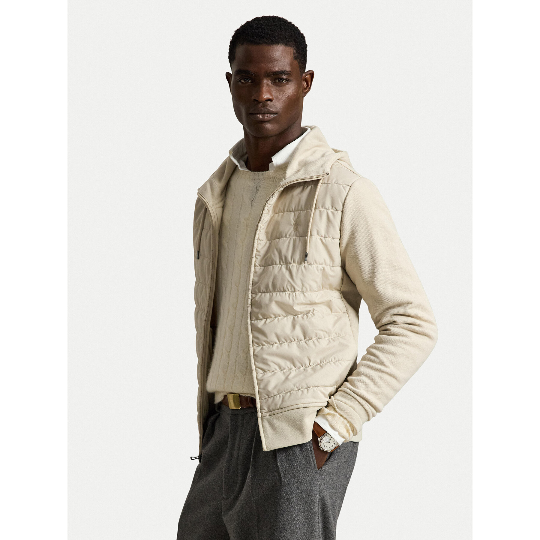 Polo Ralph Lauren Übergangsjacke 710B27138004 Beige Regular Fit