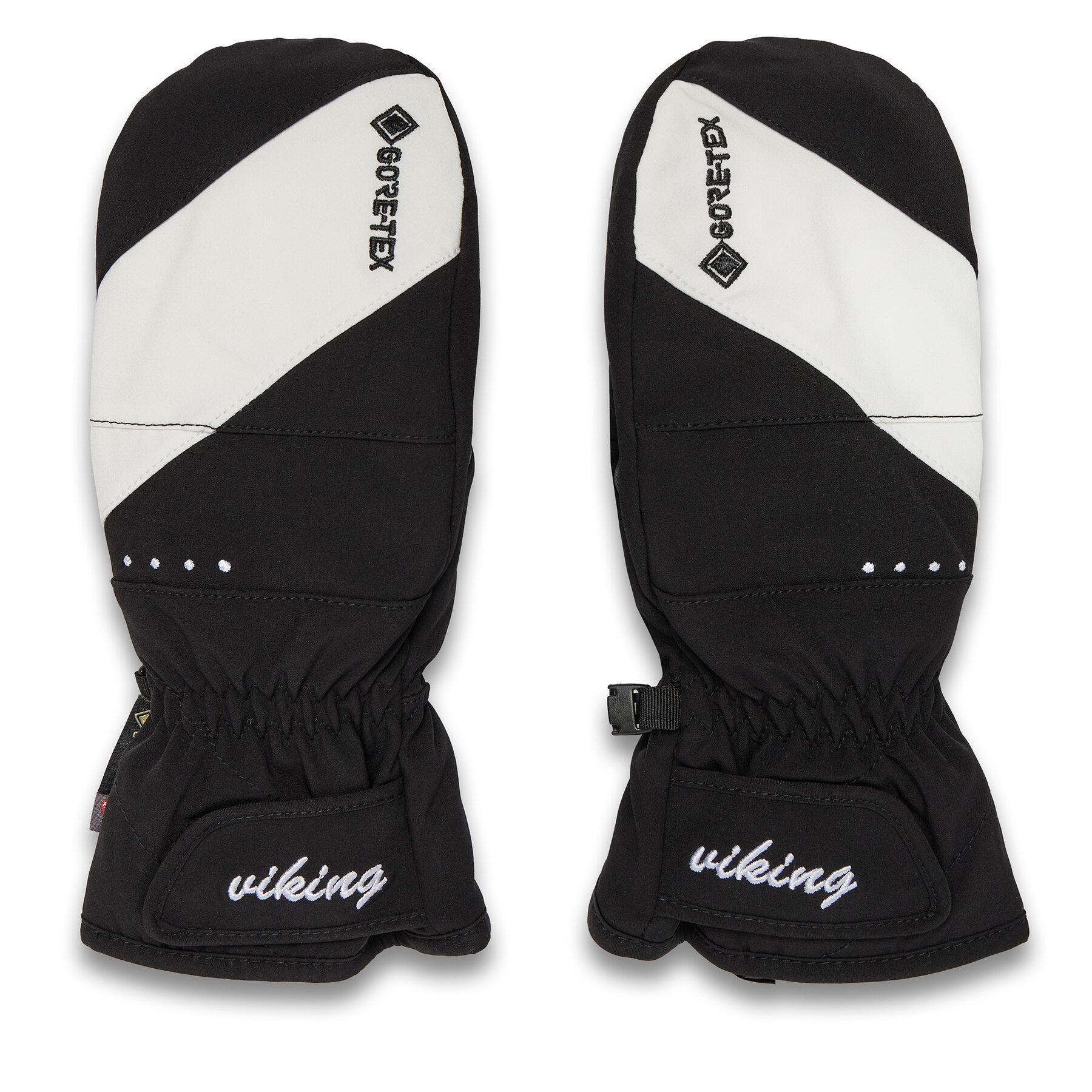 Lyžiarske rukavice Viking Sherpa GTX Mitten Ski 150/22/0077/01 Čierna