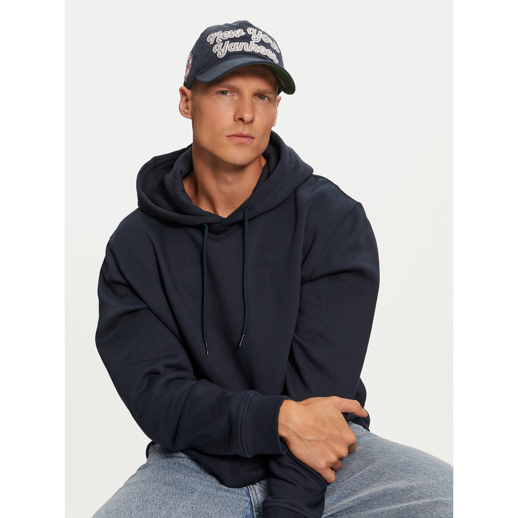 Gorra con visera 47 Brand B-CHNSC17EWP-NY Azul marino