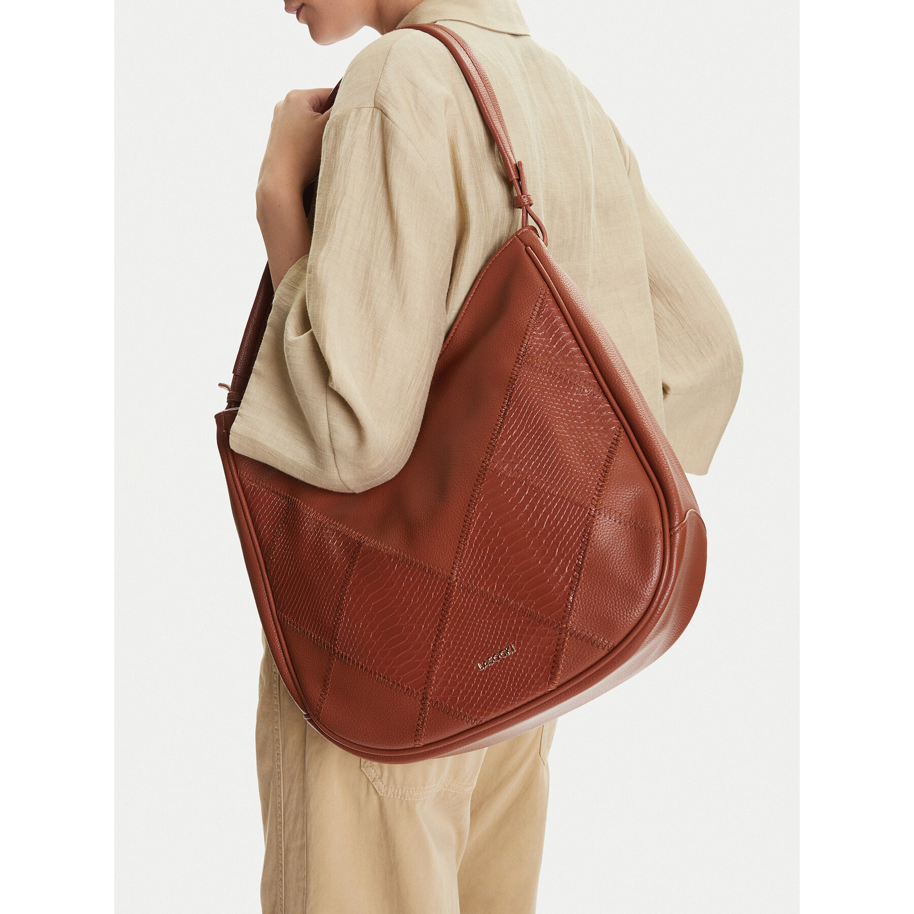 Geantă Lasocki C-LSK-L-006-08 Maro