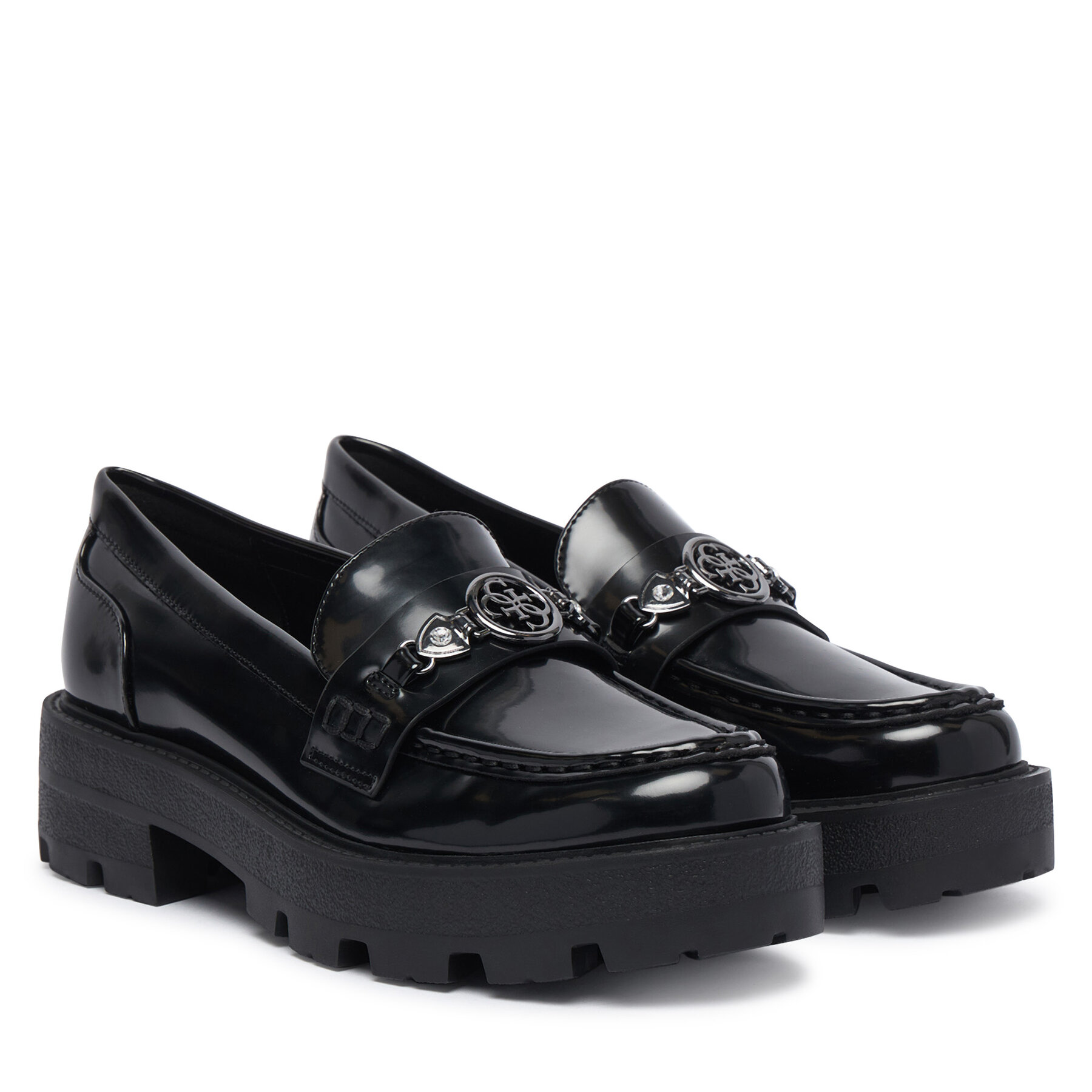 Loafersy Guess FLFYAA ELE14 Černá