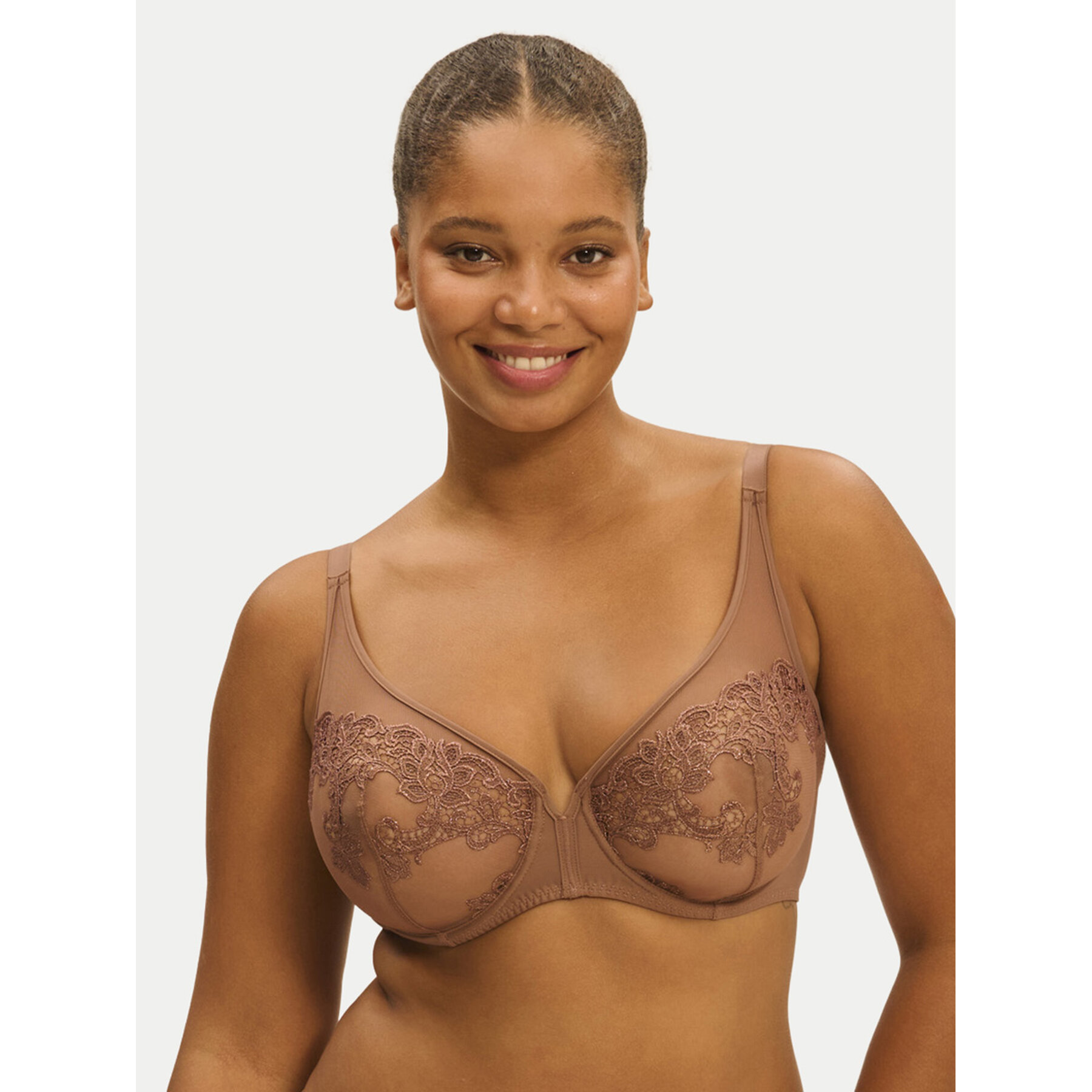 Simone Pérèle Reggiseno con ferretto Saga 15C319 Marrone