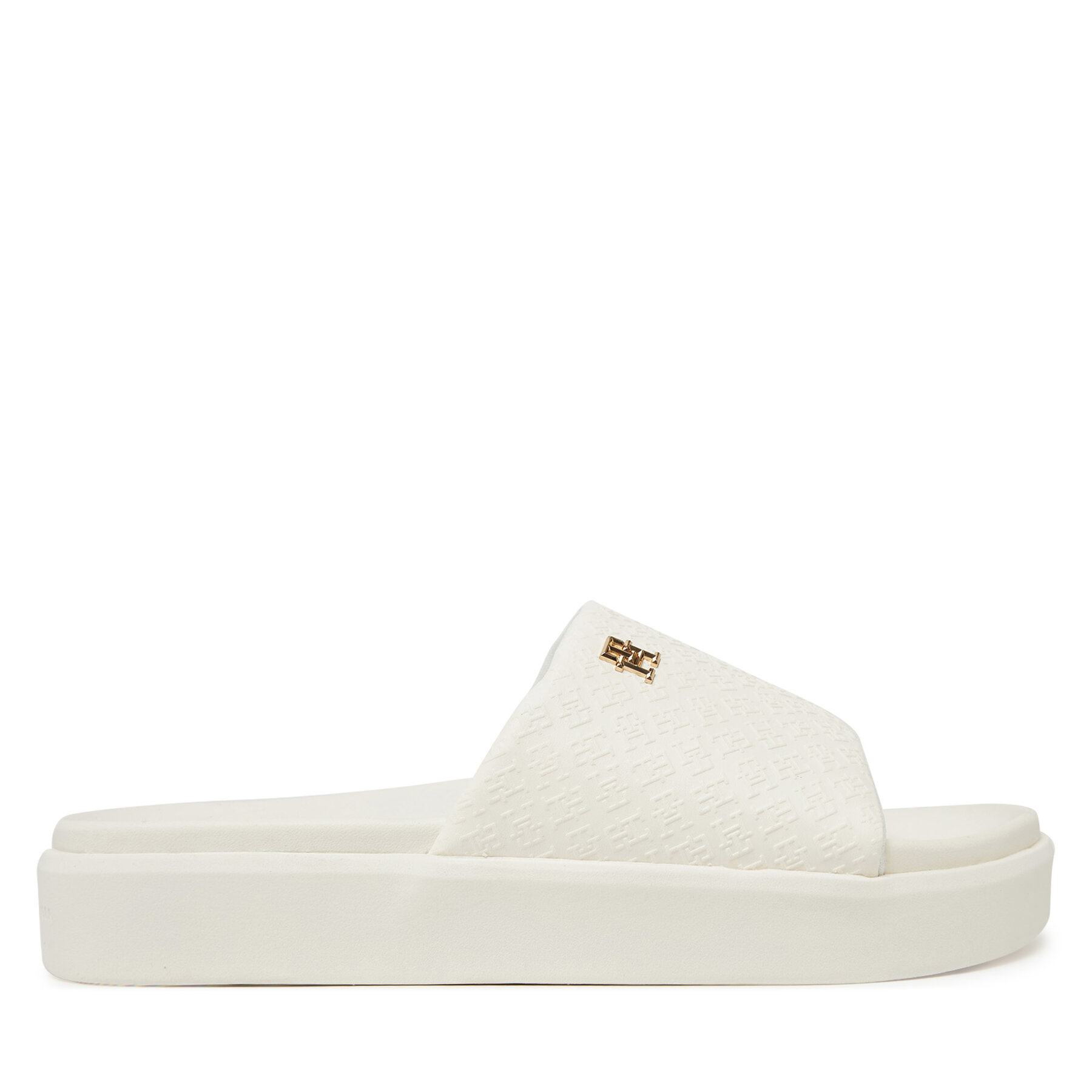 Női Papucs Tommy Hilfiger, Méret: 40, Fehér, Platform Monogram Poolslide FW0FW08526
