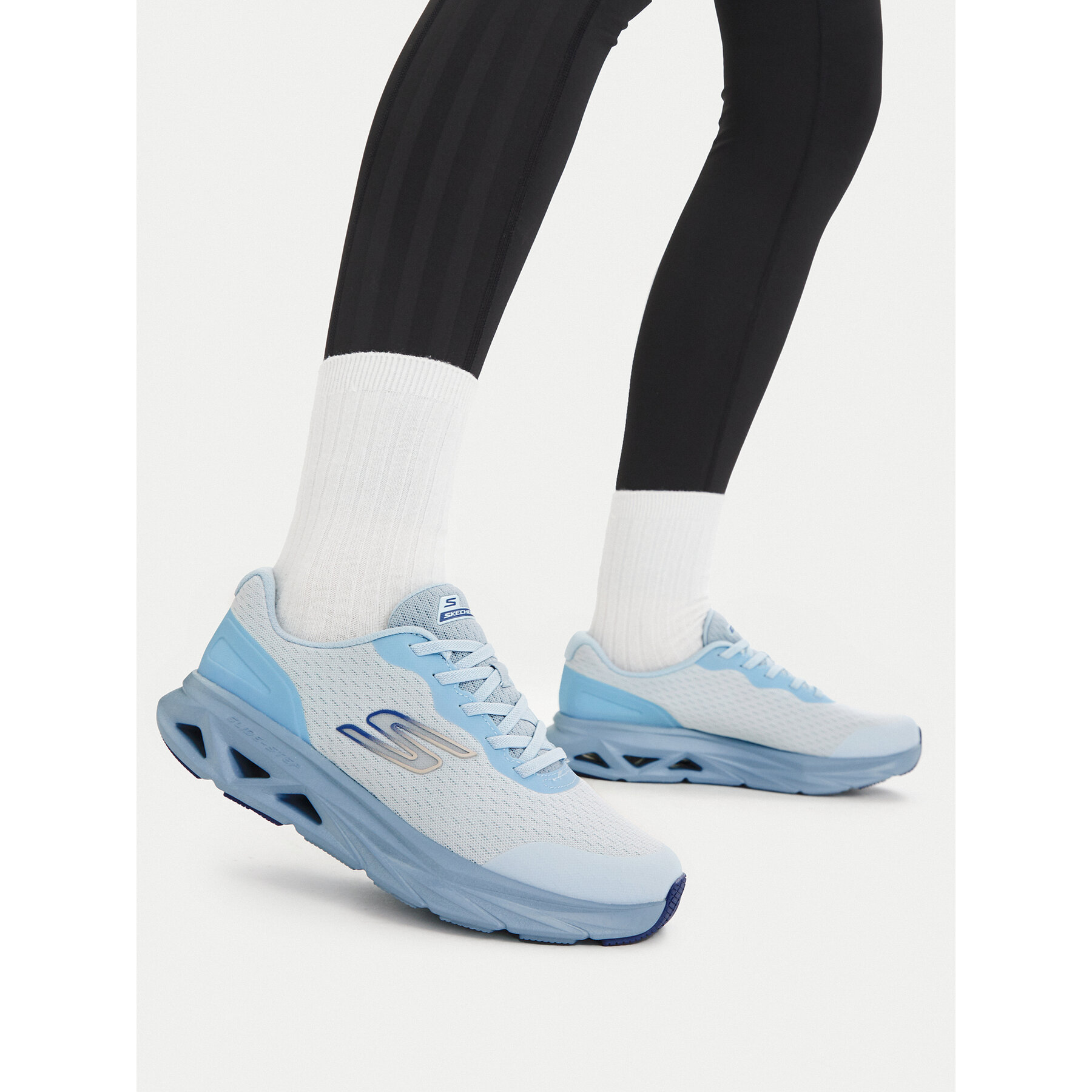 Сникърси Skechers Glide Step Vortex 129826/LTBL Син
