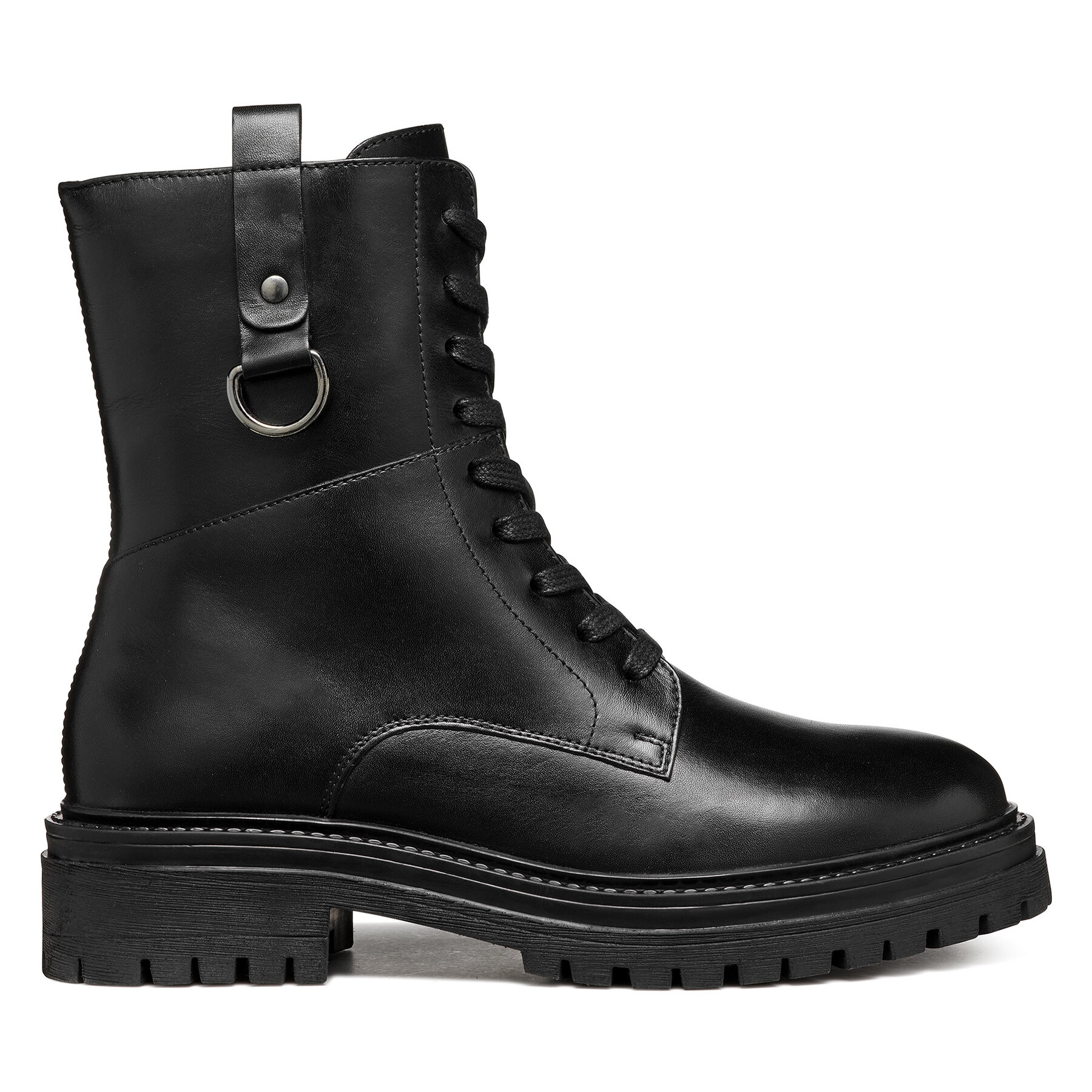 Šnurovacia obuv Geox D Iridea D46HRB 00043 C9999 Čierna