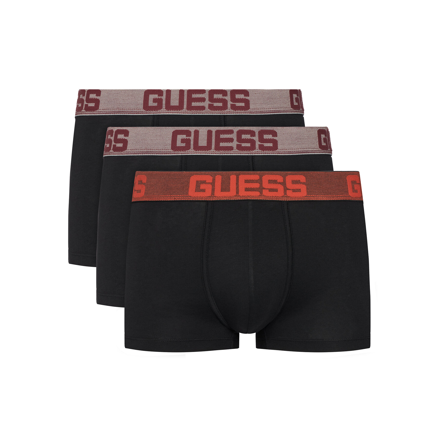 Guess Conjunto de calzoncillos boxer U6GG13 K6YW1 Negro