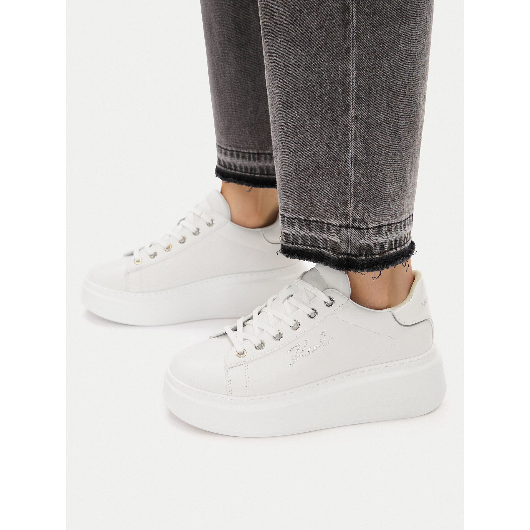 Tenisice KARL LAGERFELD Anakapri KL63518A Bijela