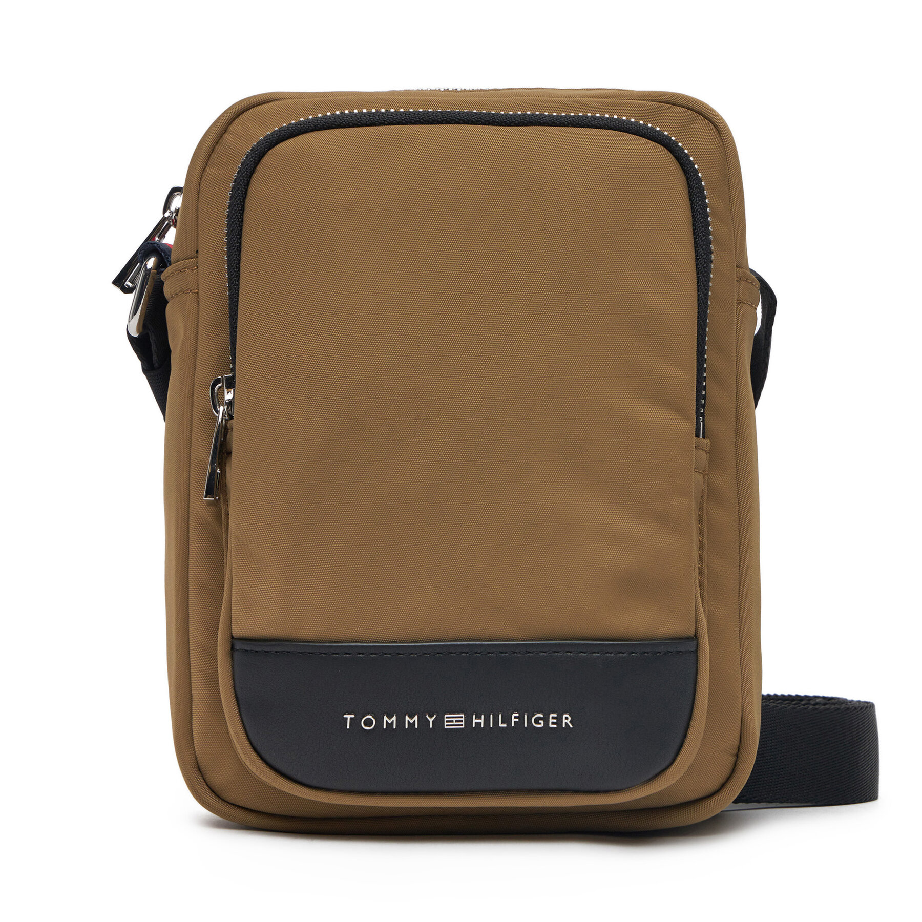 Válltáska Tommy Hilfiger Th Business Mini Reporter AM0AM13190 Barna