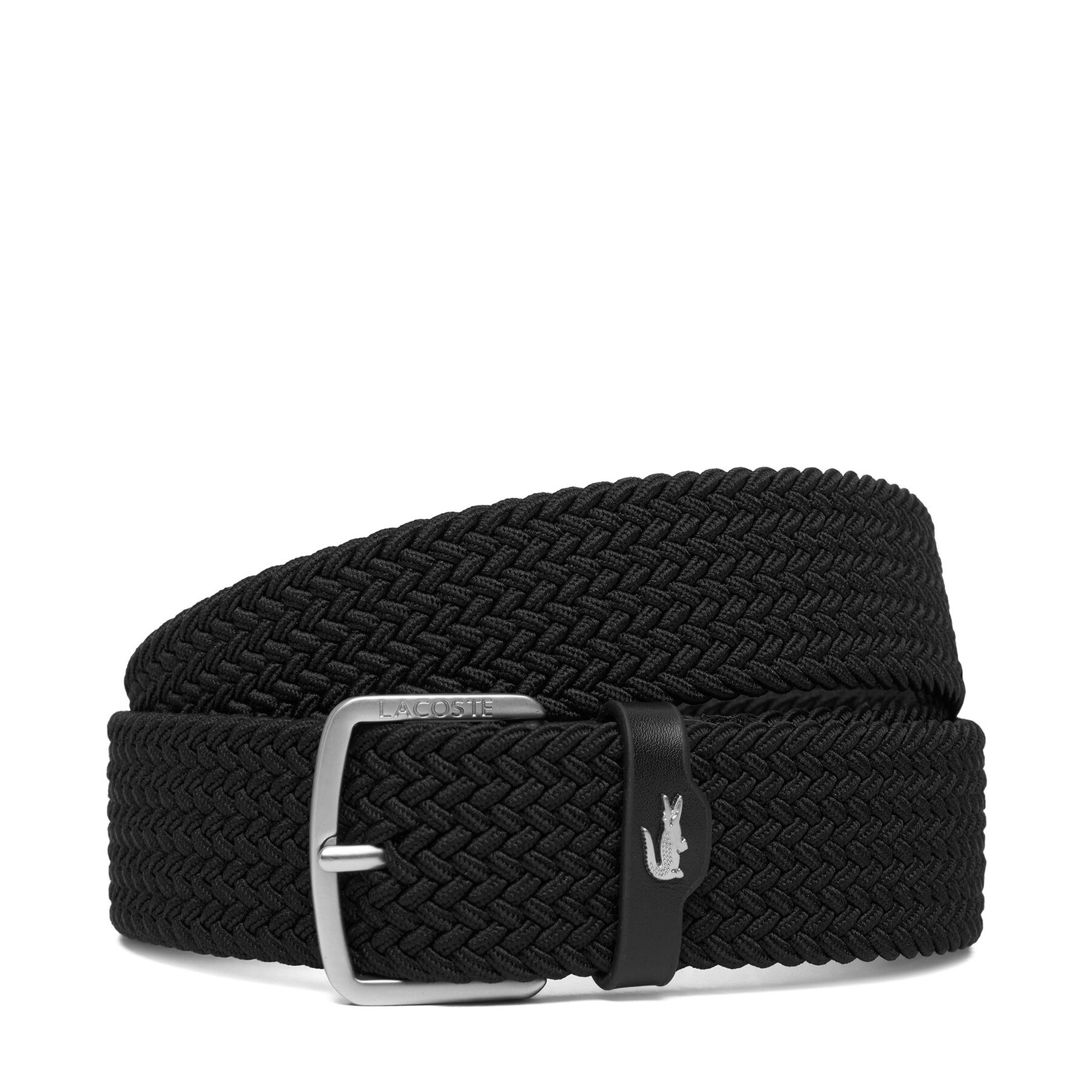 Мъжки колан Lacoste RC4100 Черен
