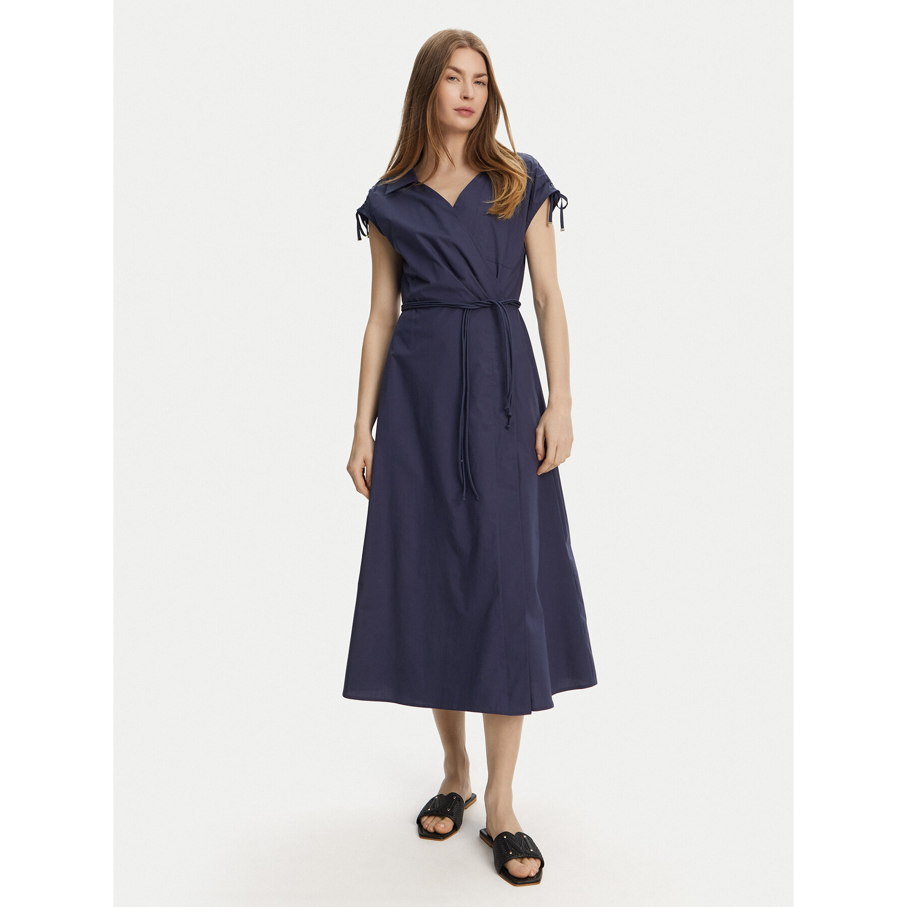Marella Kleid für den Alltag Riviera 2513221052 Dunkelblau Relaxed Fit