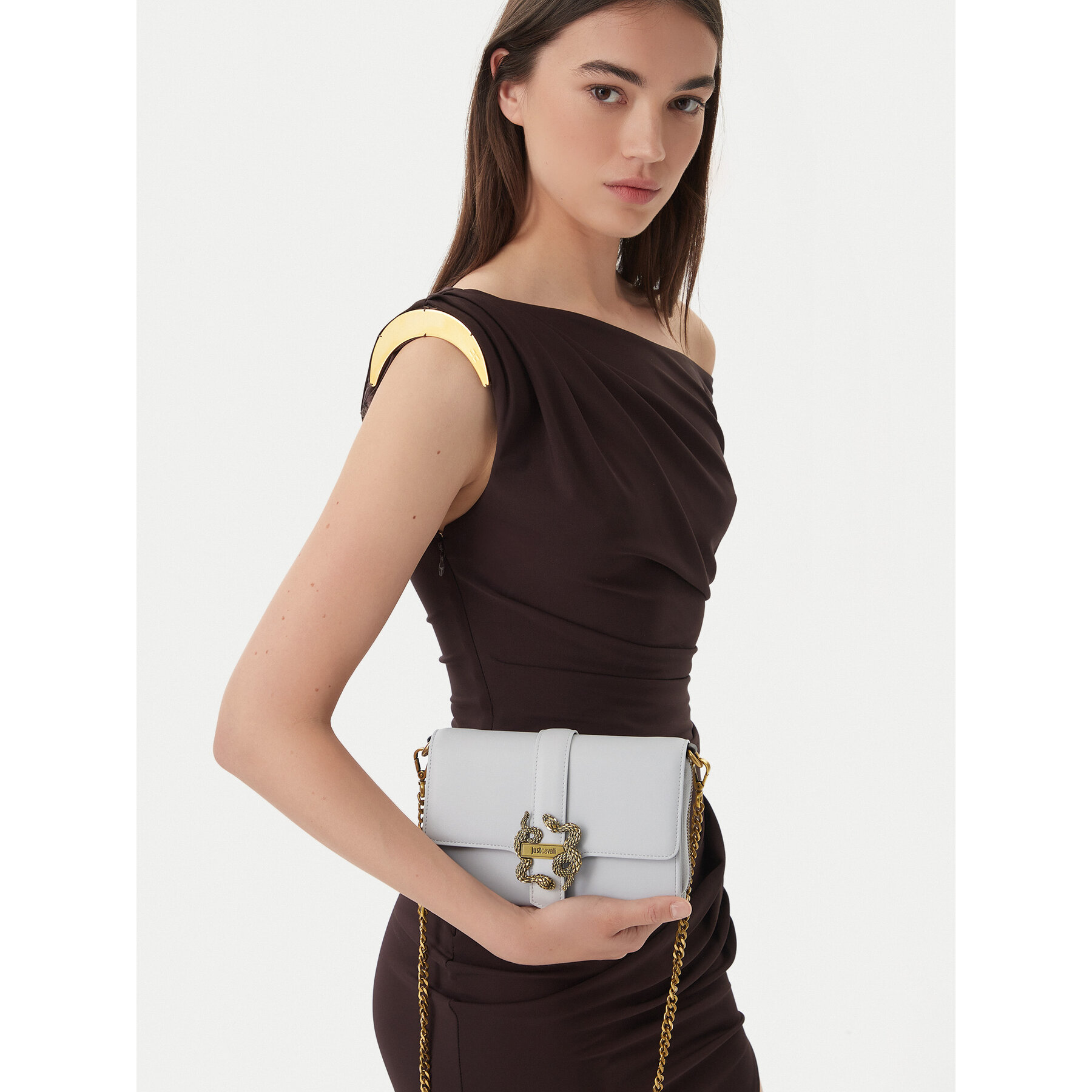 Torbica Just Cavalli 80RA5PA6 ZSA89 Siva