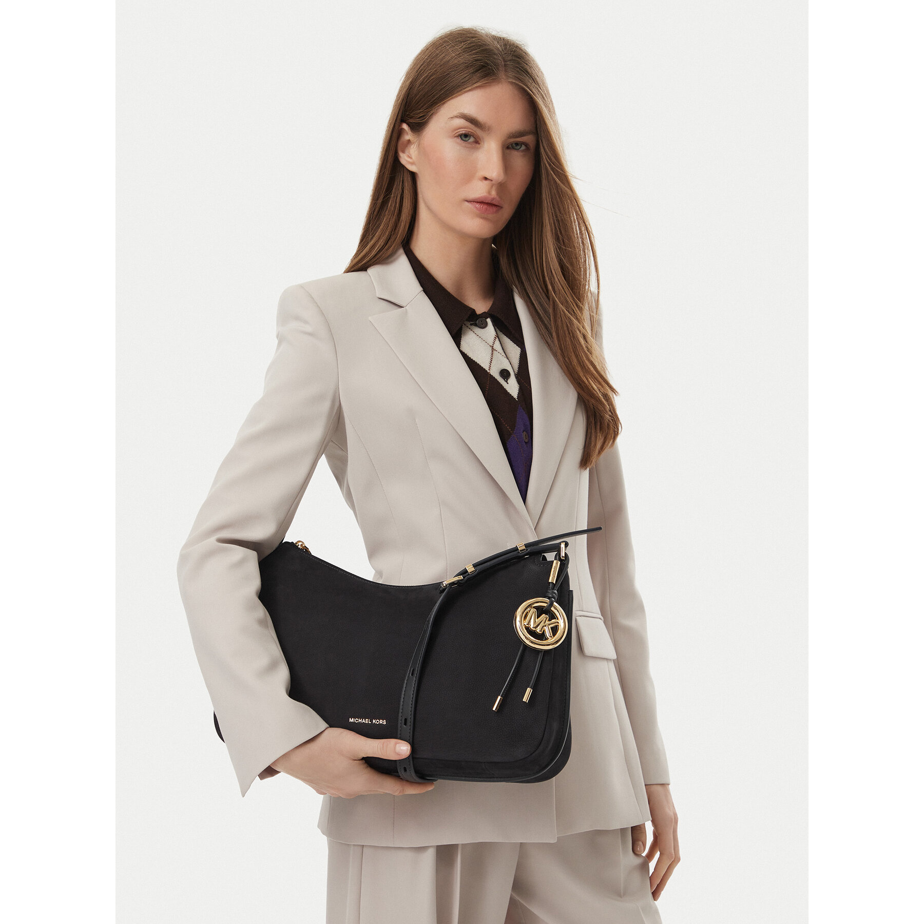 Torbica MICHAEL Michael Kors 30F5GY5M2L Tamnoplava