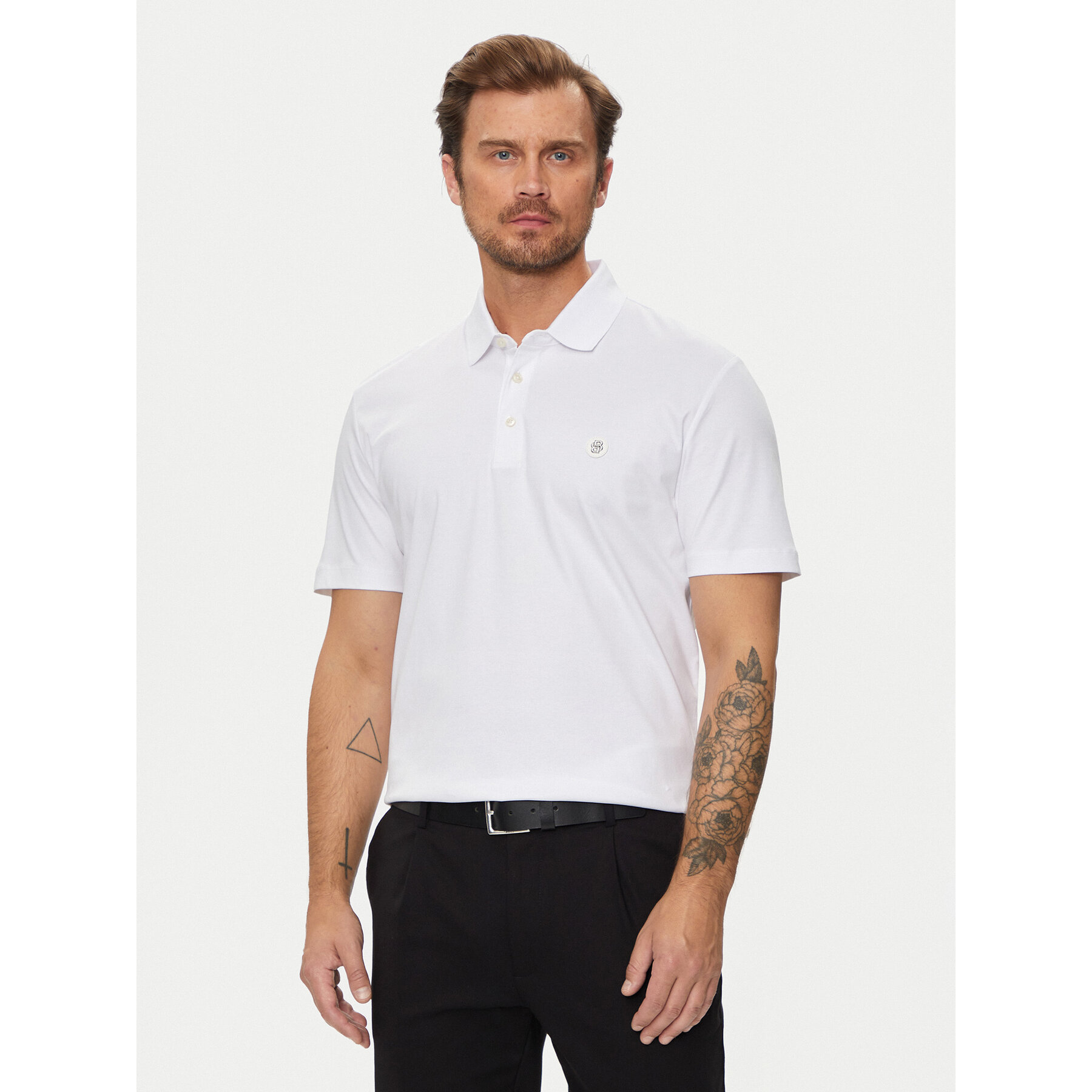 Boss Polo C-Parris 01 50520297 Bianco Regular Fit