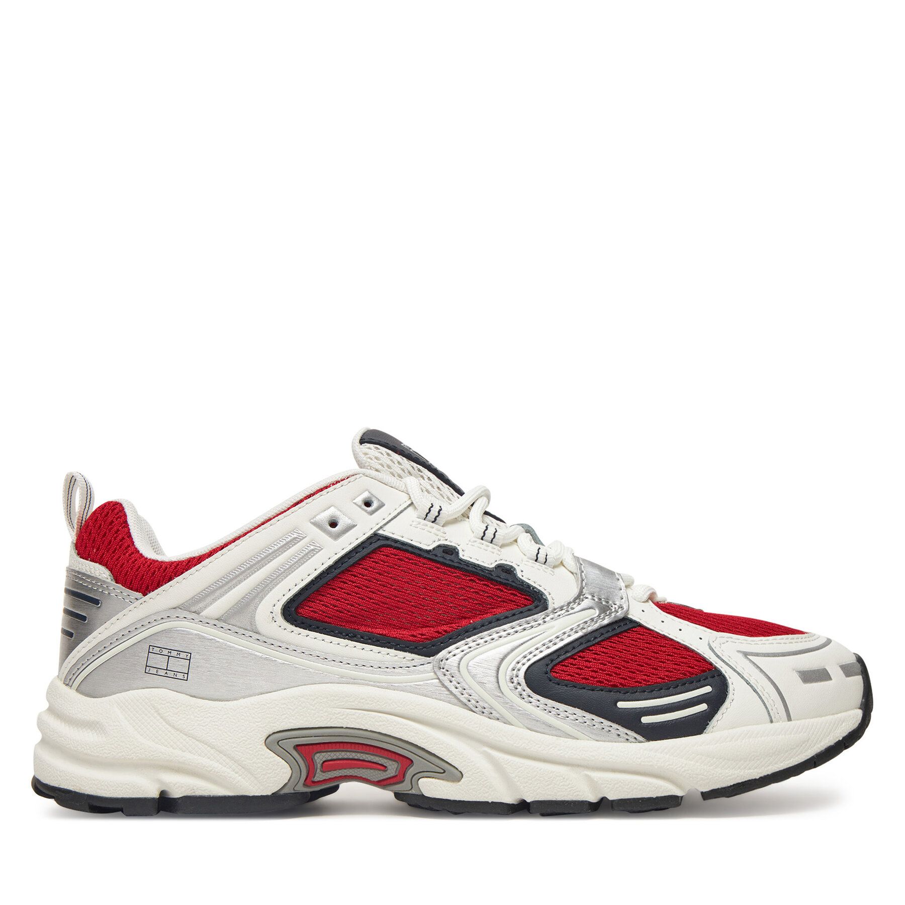 Sneakersy Tommy Jeans Archive`97 OG EM0EM01595 Biela