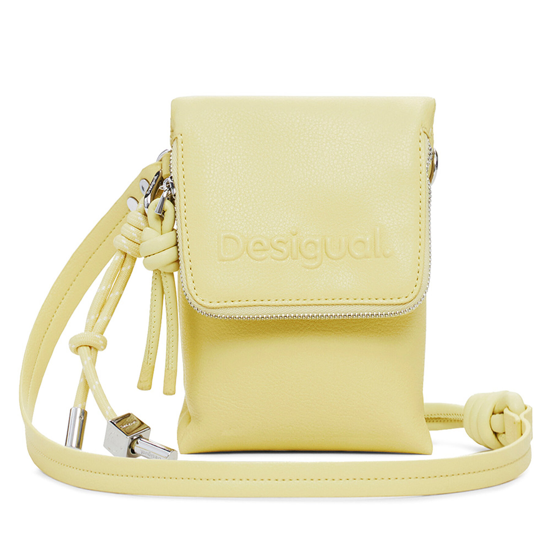 Borsa porta telefono Desigual 25SAYP37 Giallo