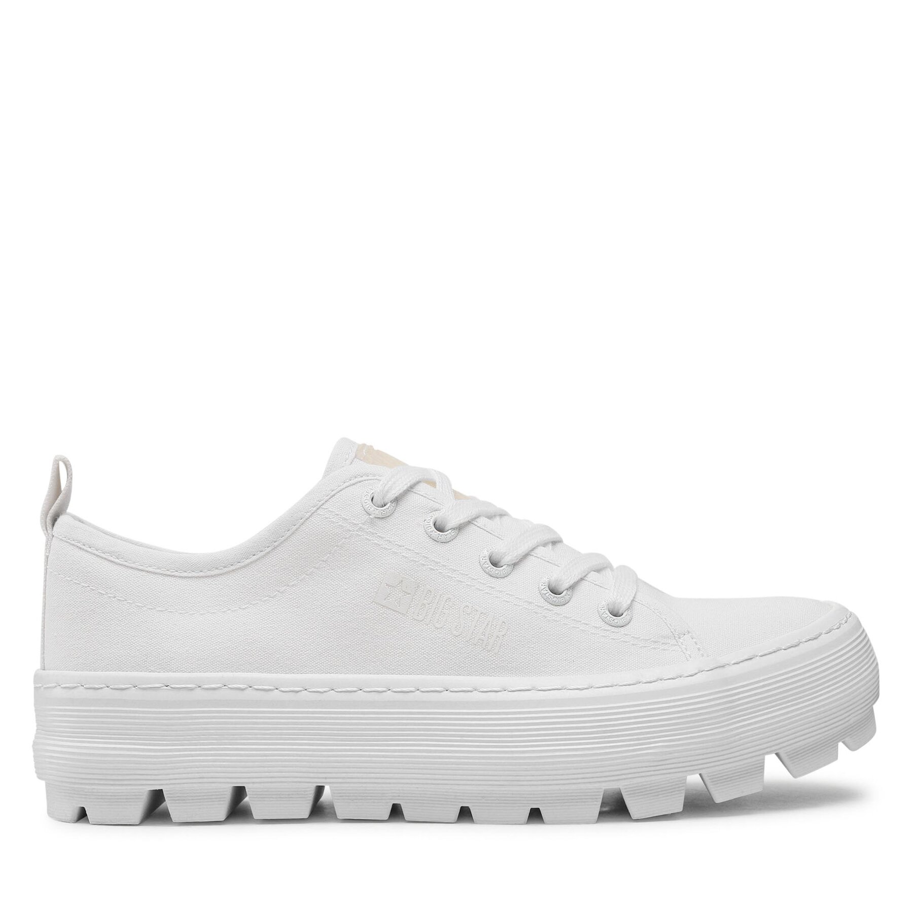 Damskie Tenisówki Big Star Shoes, Rozmiar 38 Biały LL274031