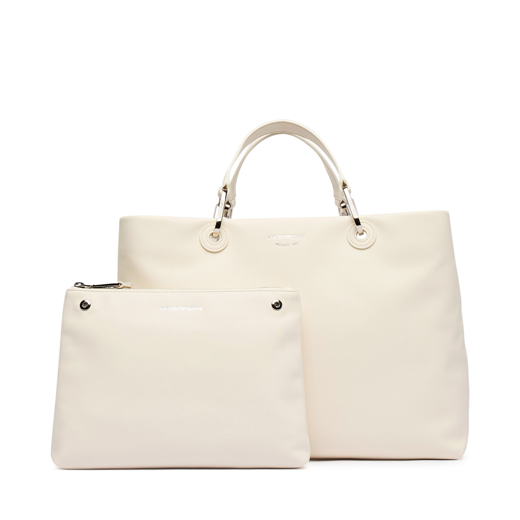 Geantă Emporio Armani EW000360 AF18673 U1070 Écru