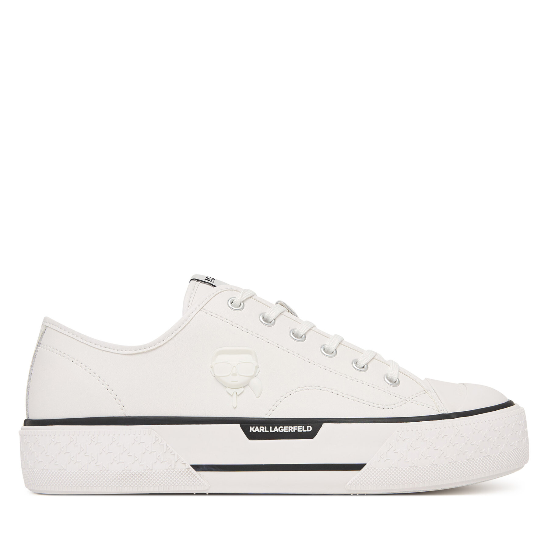 Кецове KARL LAGERFELD Kampus Max III KL50470N Бял