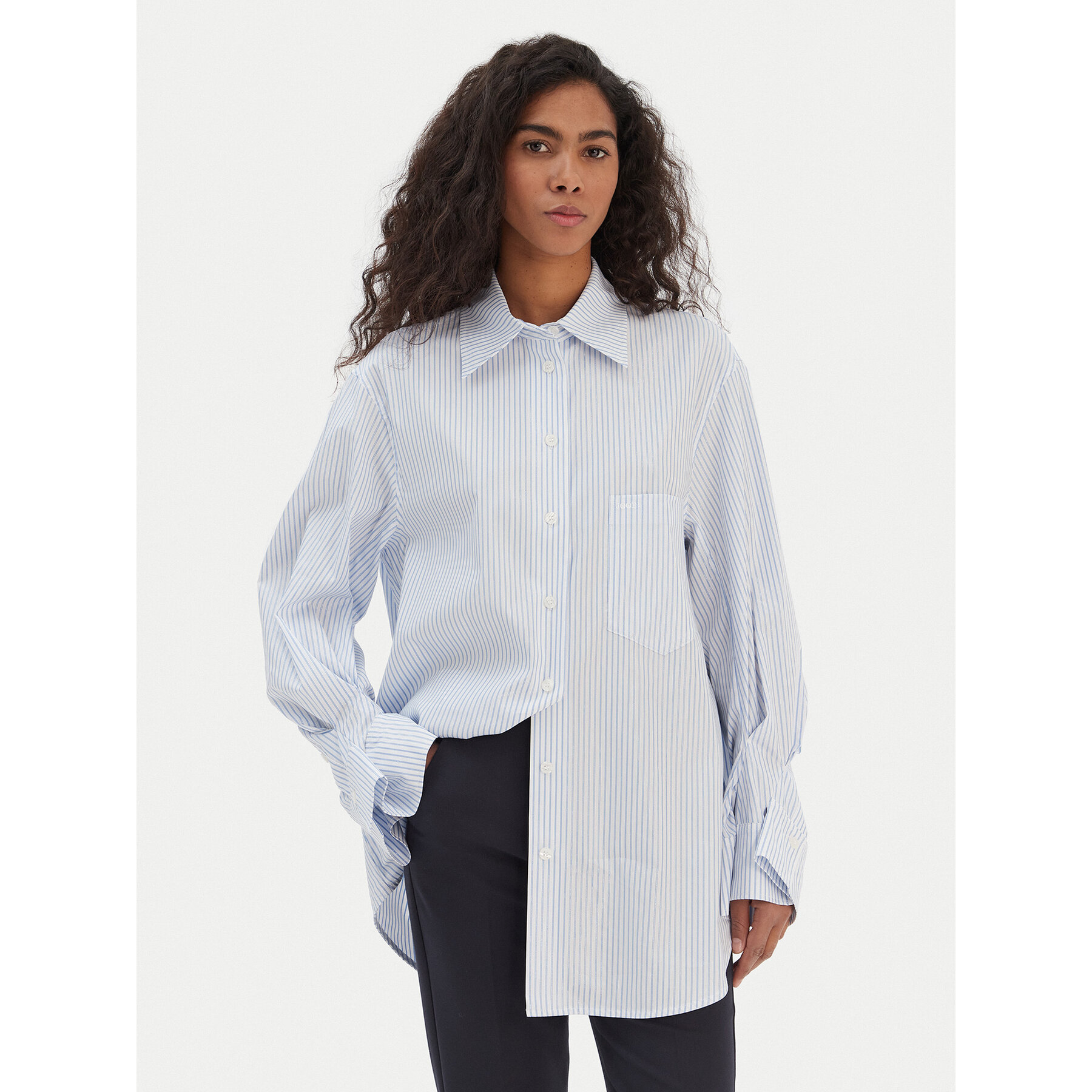 JOOP! Hemd Benice 30100734 Blau Relaxed Fit