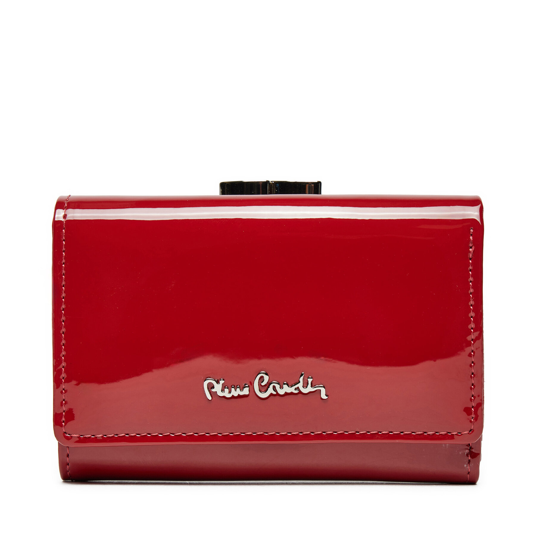 Portefeuille femme petit format Pierre Cardin 07 SHINY 117 Rouge