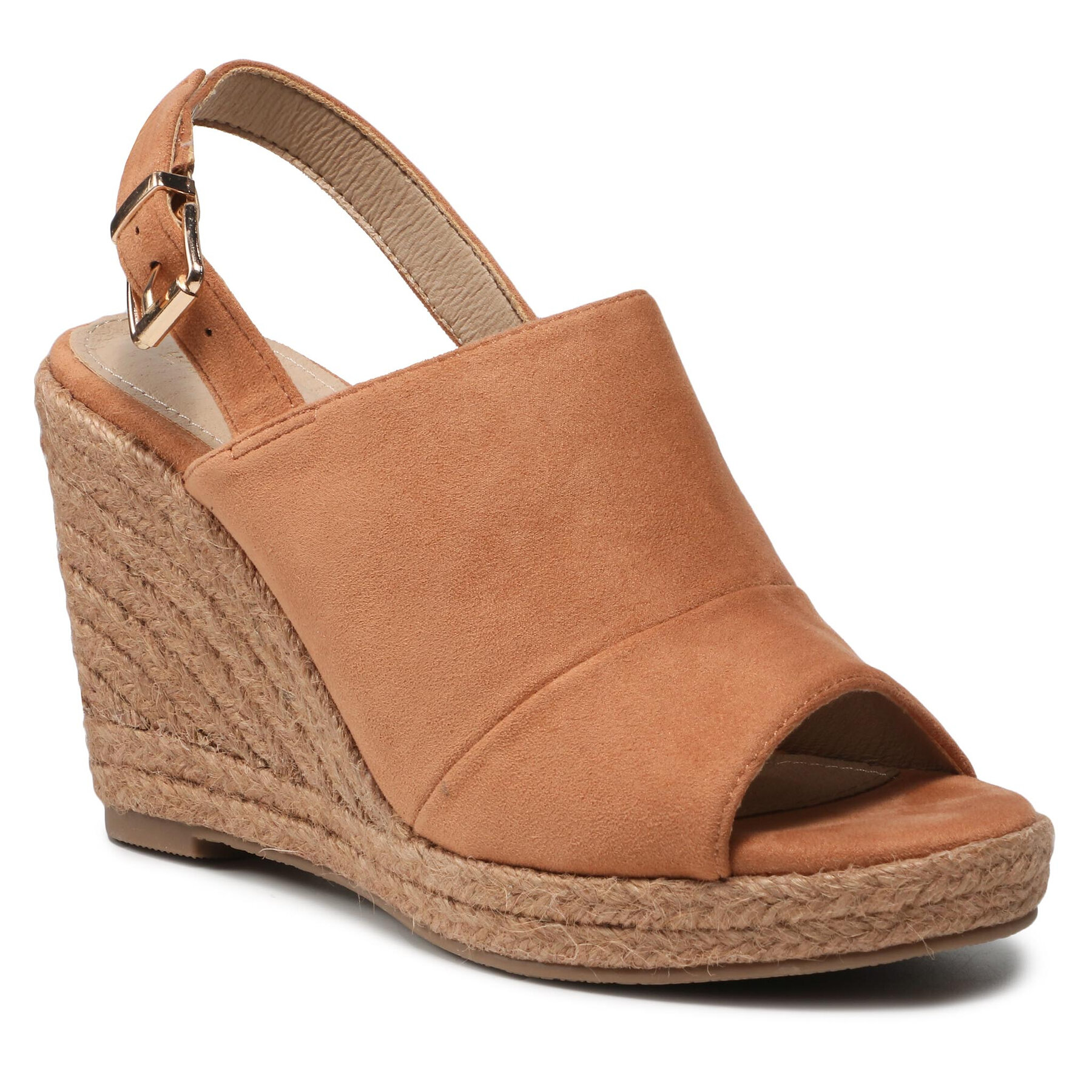 Espadrilky Jenny Fairy LS5242-02 Hnedá
