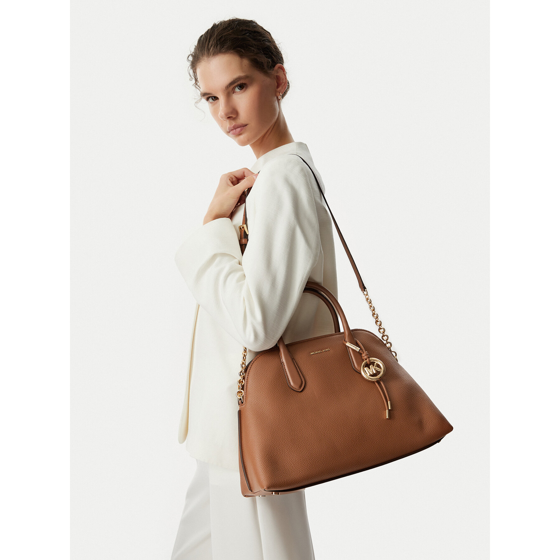 Geantă MICHAEL Michael Kors 30T6GX4S7L Maro