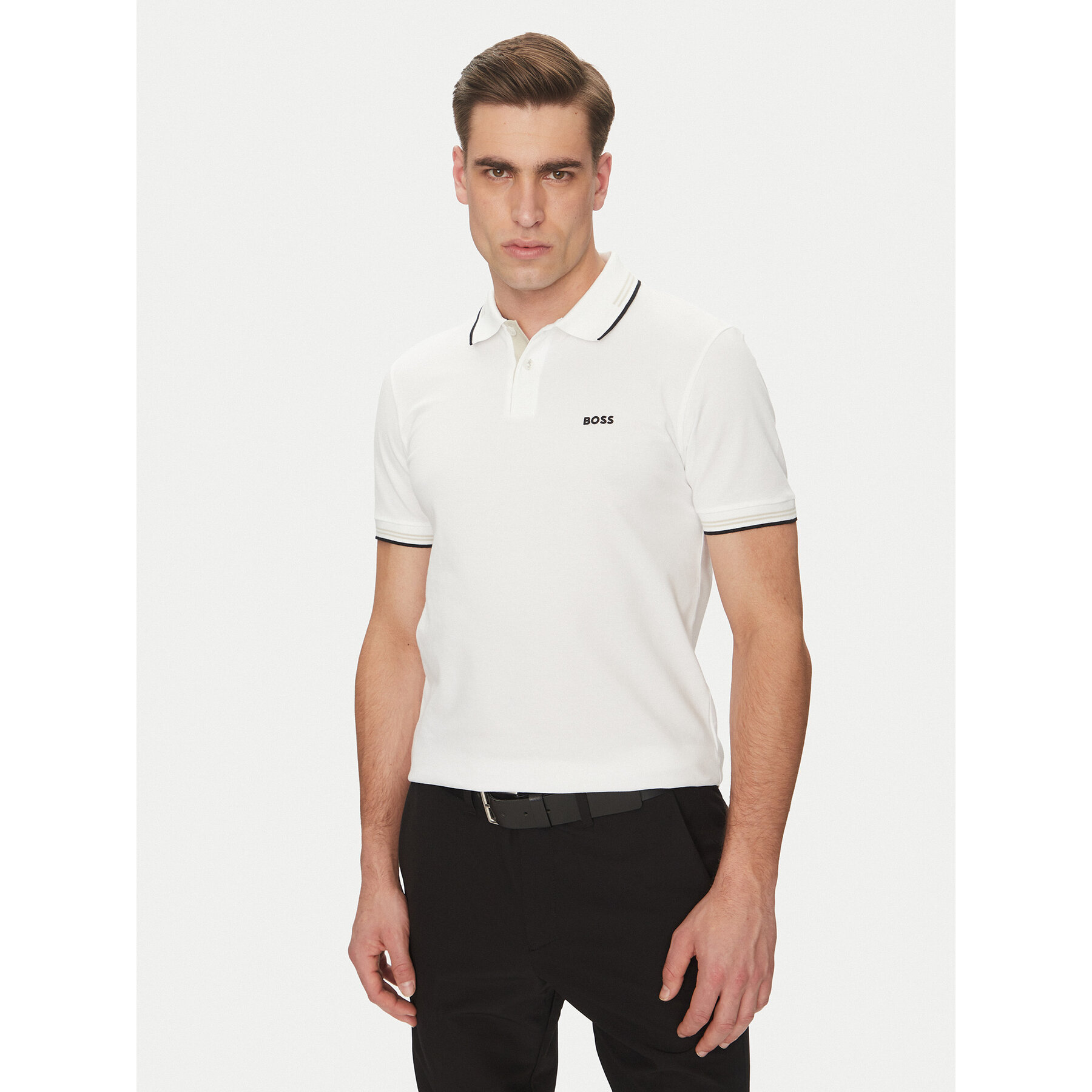BOSS Polo Paul 50506193 Beige Slim Fit