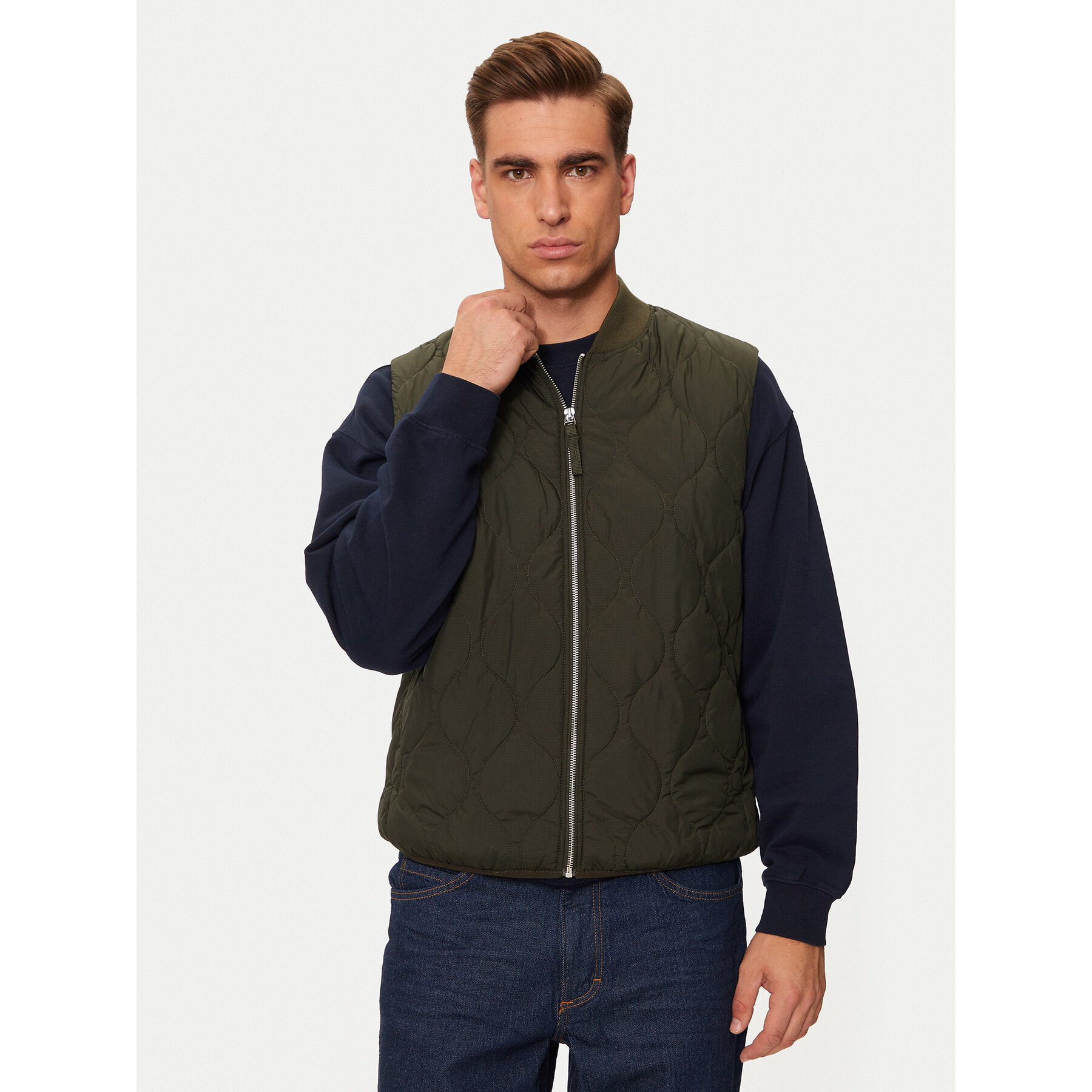 Jack & Jones Weste Koda 12258386 Grün Regular Fit