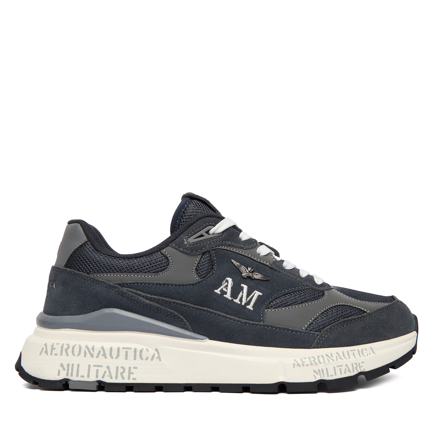 Sneakersy Aeronautica Militare 252SC0318UCT04248 Tmavomodrá