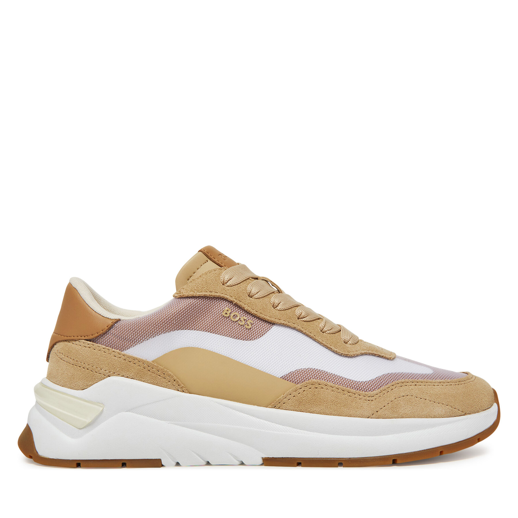 Сникърси BOSS Skylar Runn 50541617 Бежов