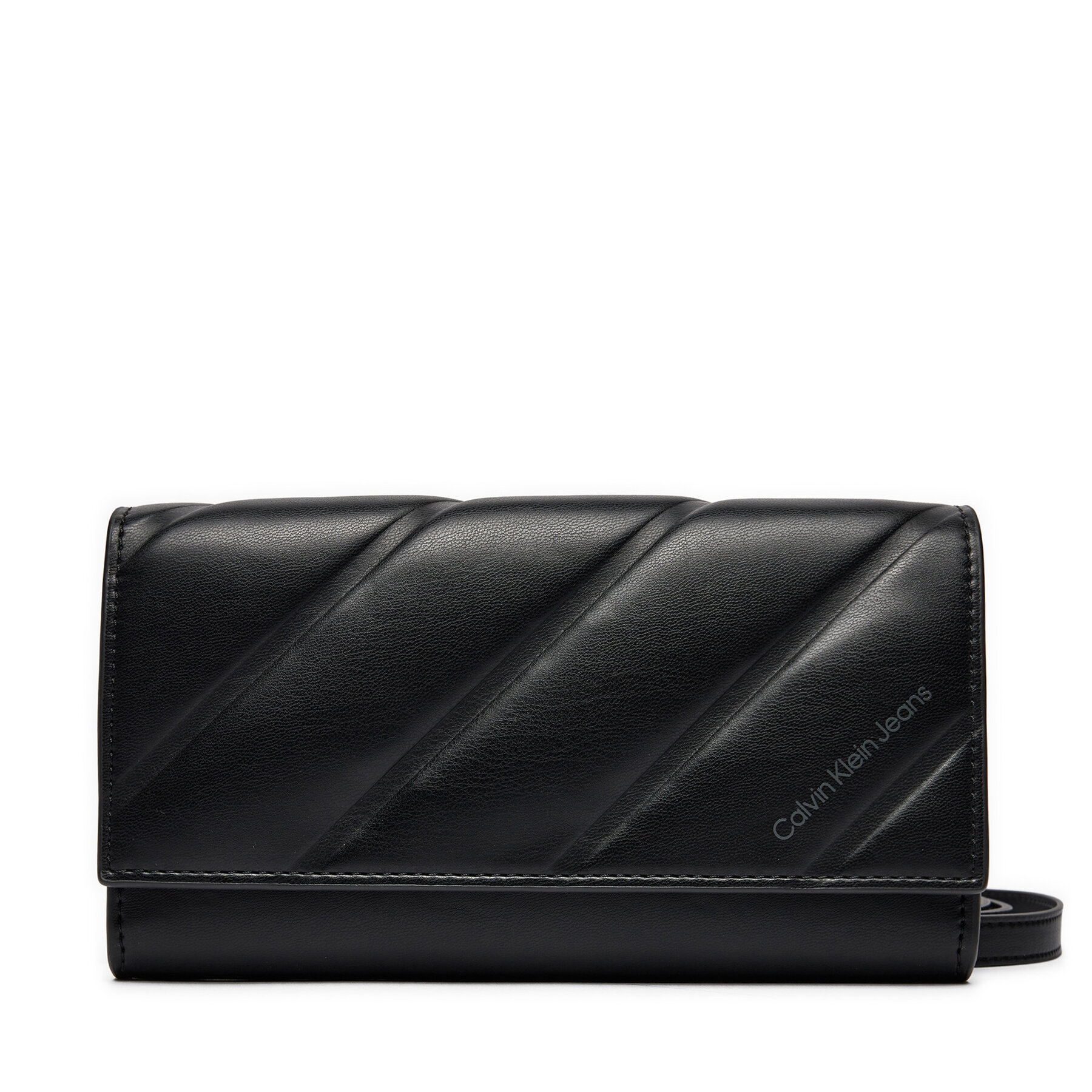 Sac à main Calvin Klein Jeans Quil Ted Longfold K60K612257 Noir