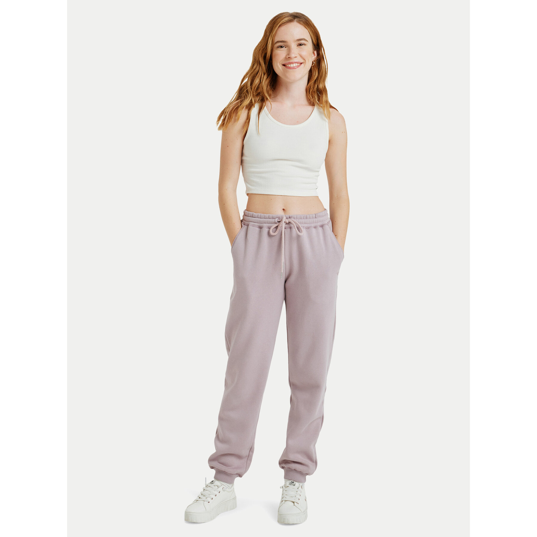 Roxy Jogginghose Surf Stoked Pant Brushed ERJFB03491 Violett Regular Fit