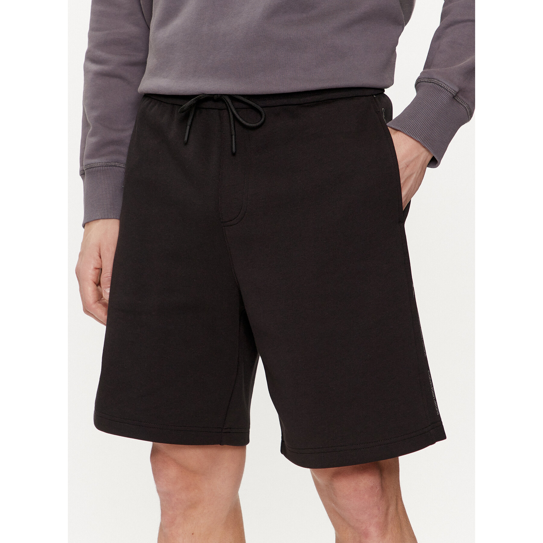 Calvin Klein Jeans Sportshorts Logo Repeat J30J325129 Schwarz Regular Fit
