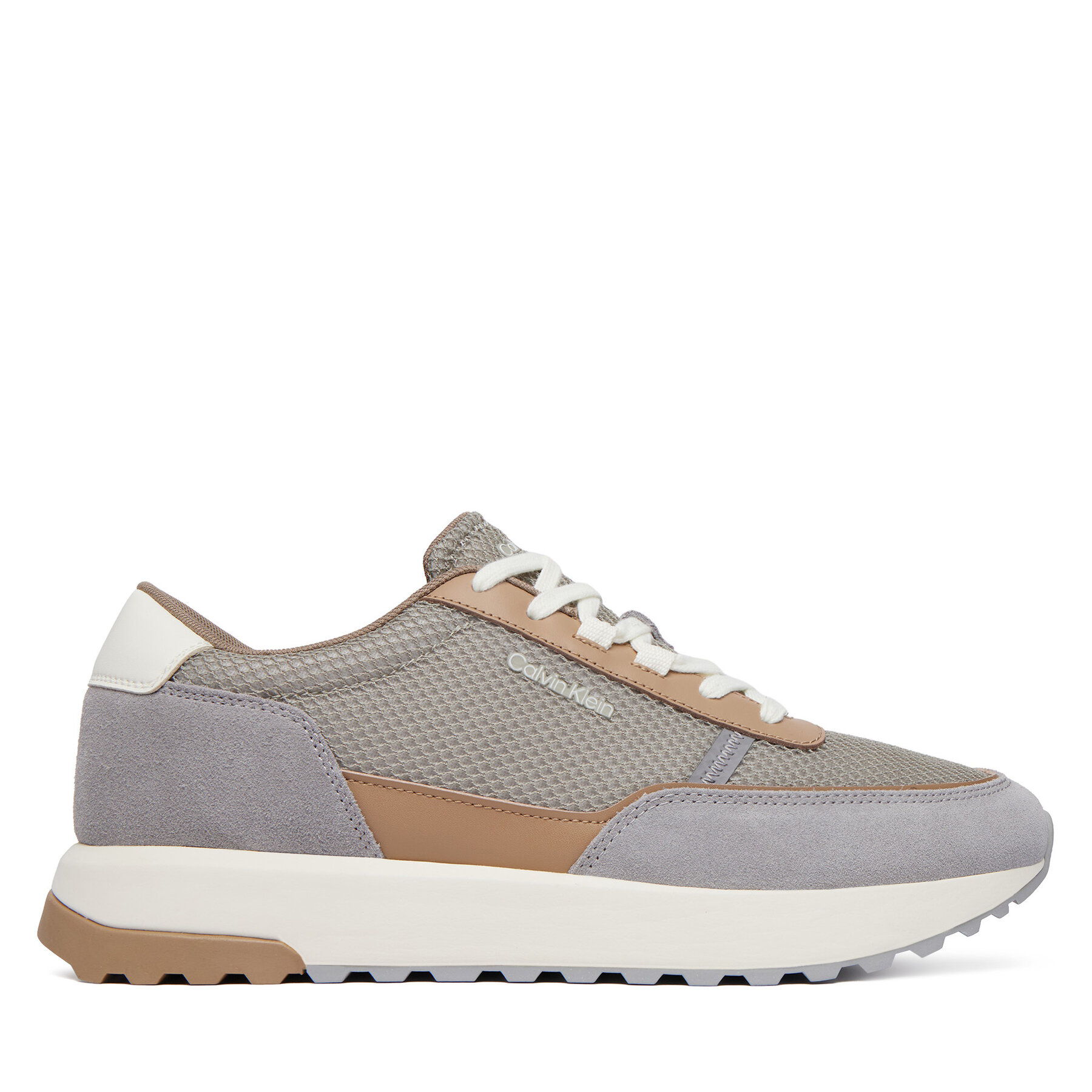 Sneakersy Calvin Klein City Runner Laceup Ny-Rec Su HM0HM02215 Béžová